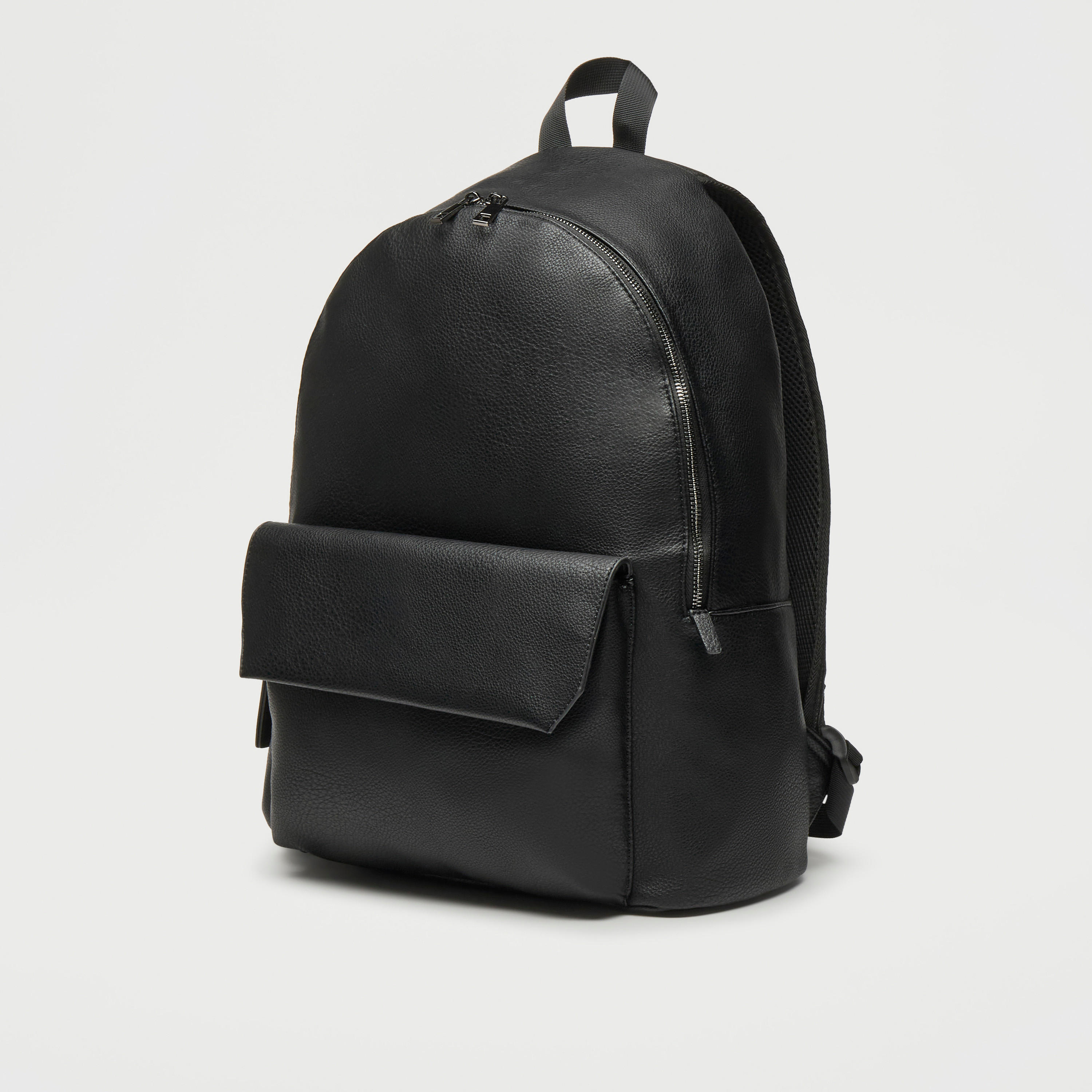 شنطة ظهر بارزة الملمس بسحّاب إغلاق وحمّالات قابلة للتعديل - 33x16x45 سم-men-bags-image-4