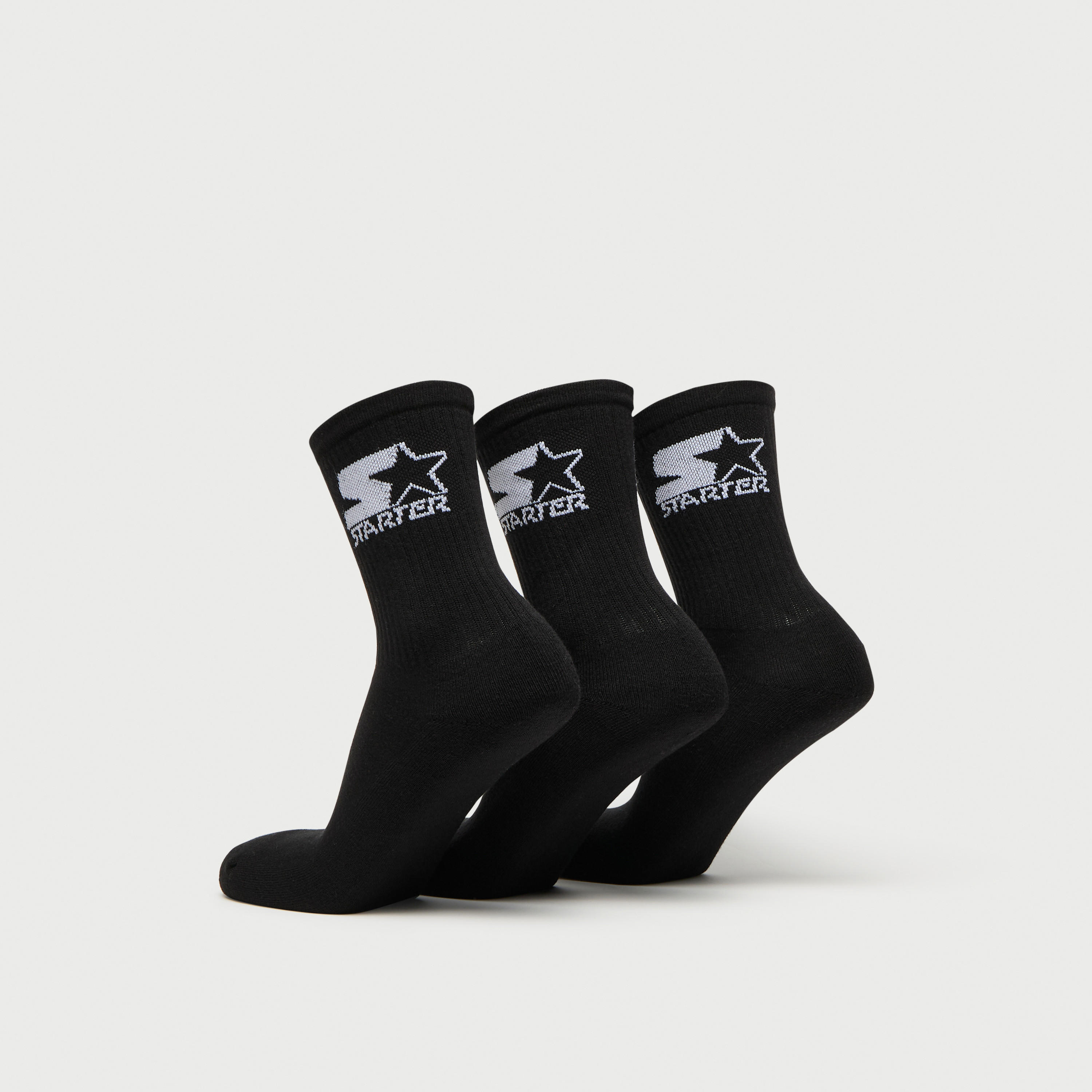 طقم جوارب بطول ربلة الساق وشعار ستارتر 3 قطع-men-socks-image-2
