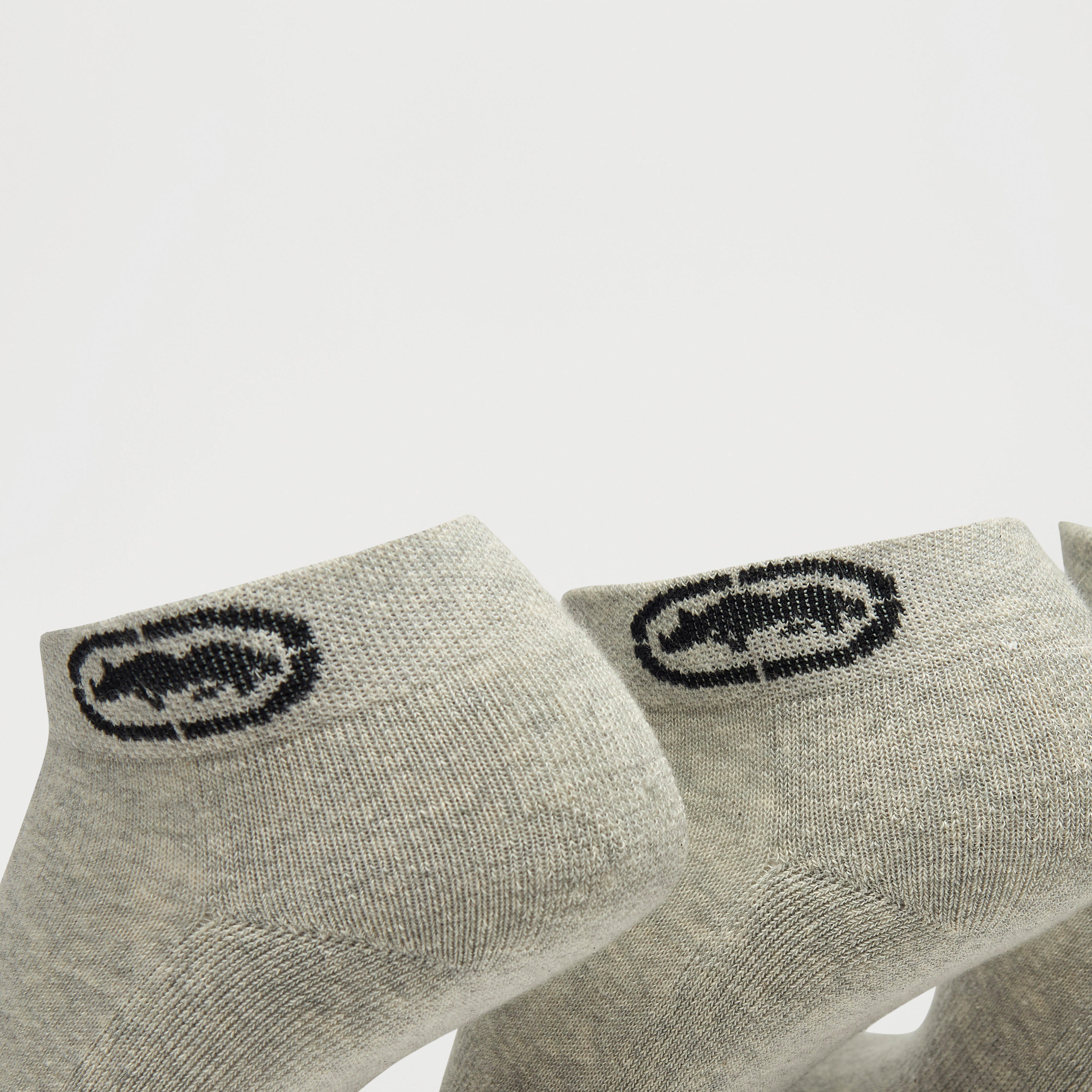 طقم جوارب 3 أزواج بطول الكاحل وبتفاصيل شعار من إيكو أنليمتد-men-socks-image-2
