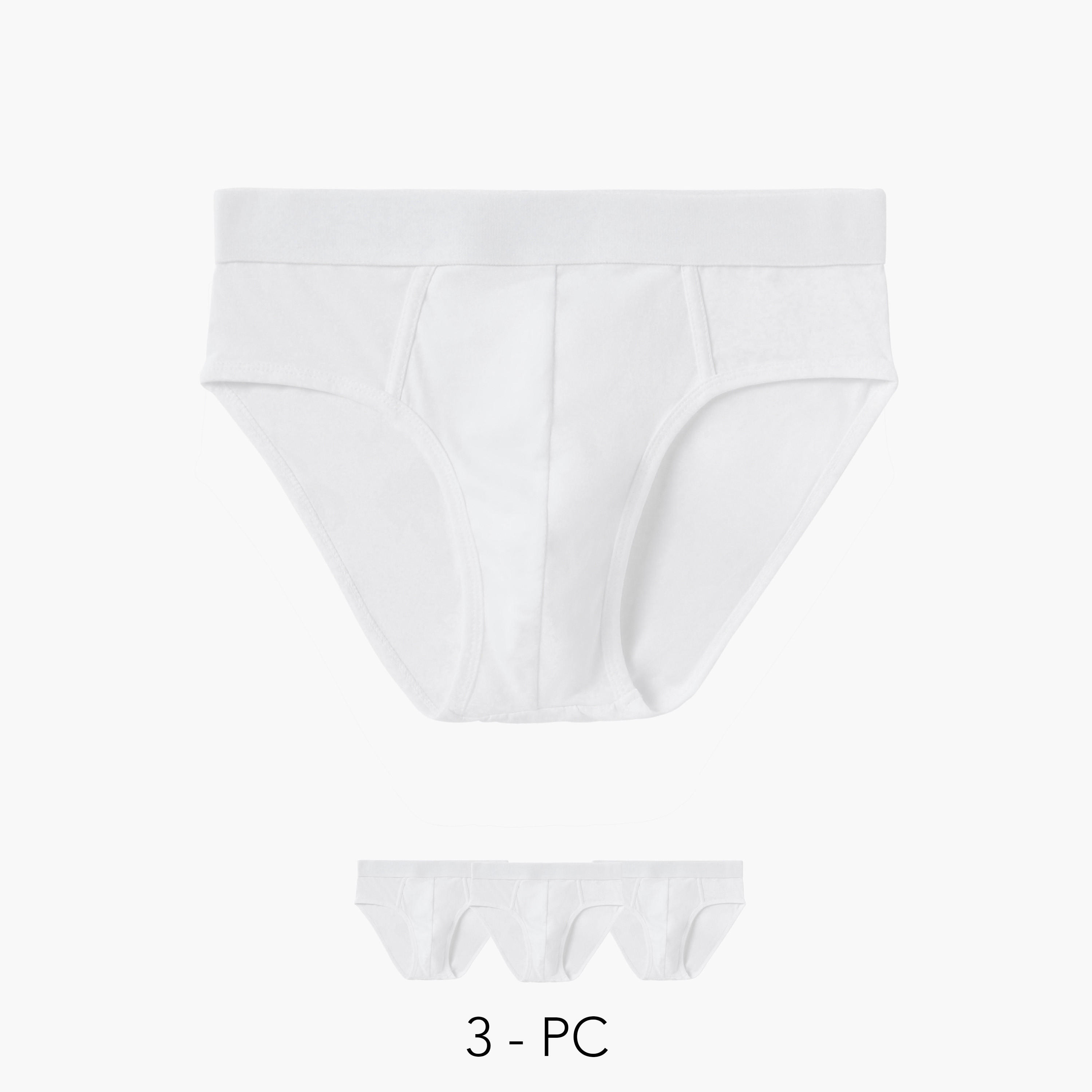 Set of 3 -  Briefs with Elasticated Waistband-men-clothing-innerwear-underwear-image-1