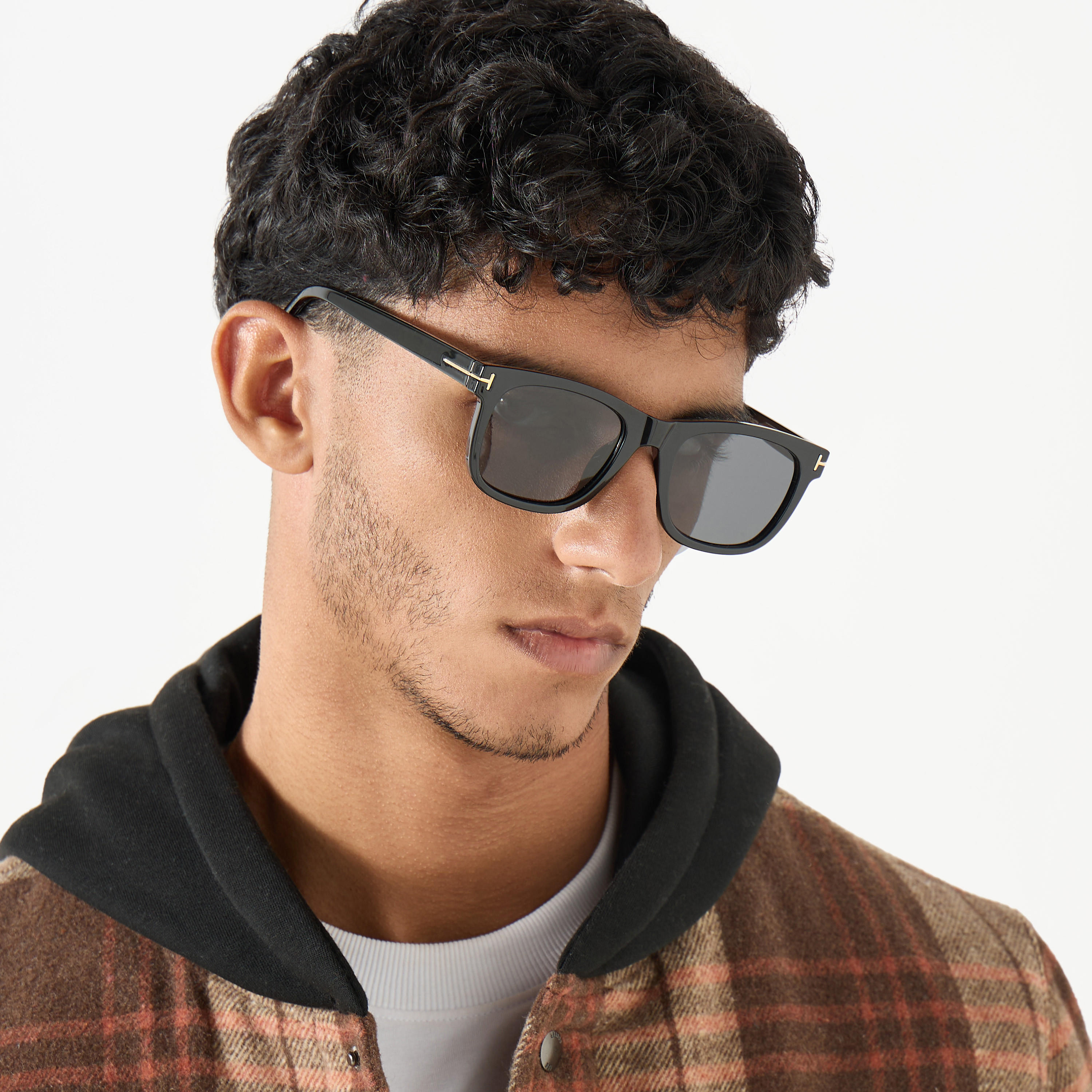 Tinted Lens Full Rim Sunglasses-men-sunglasses-image-2