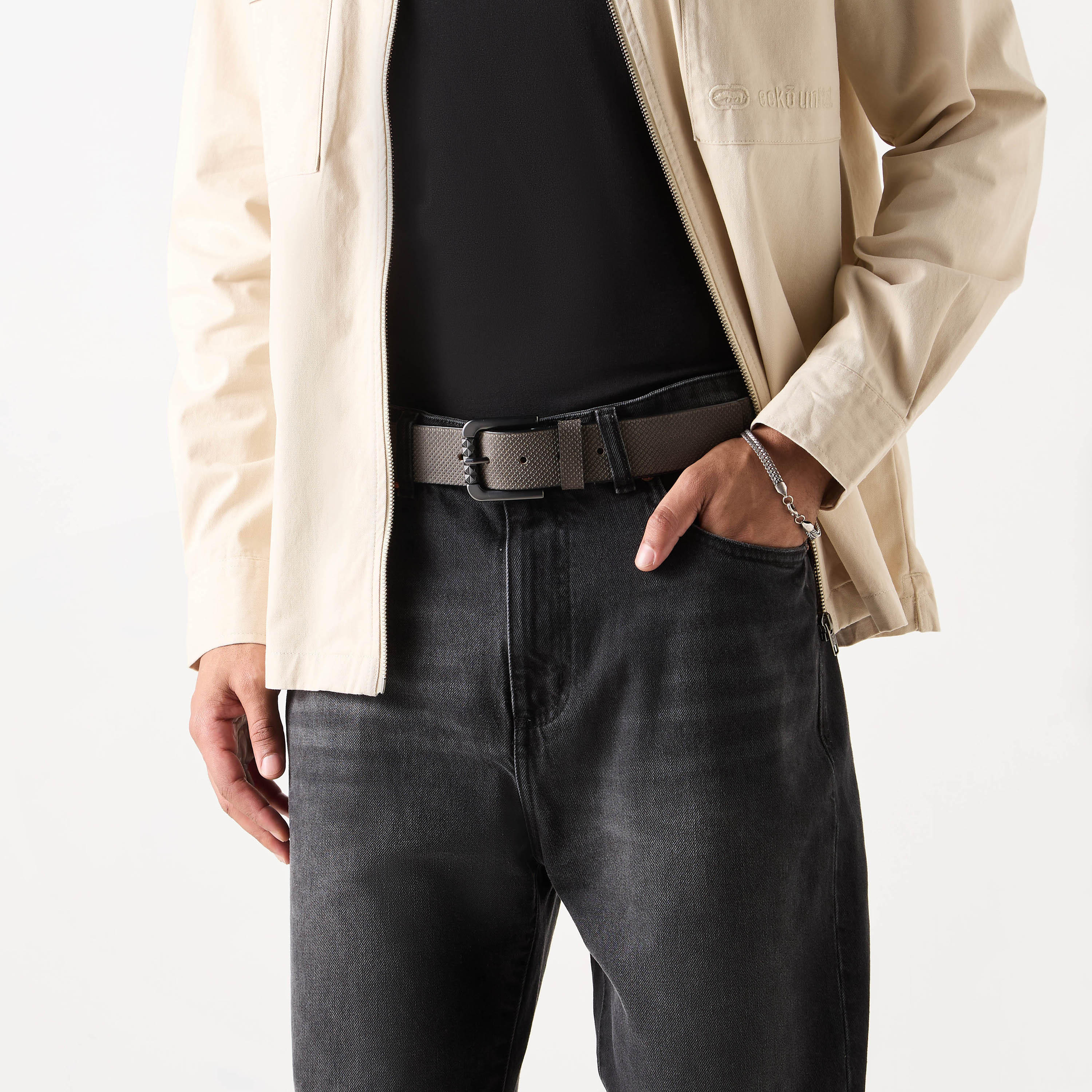 حزام جلد بارز الملمس بإبزيم إغلاق بدبوس من إيكو-men-beltsandwallets-belts-image-4