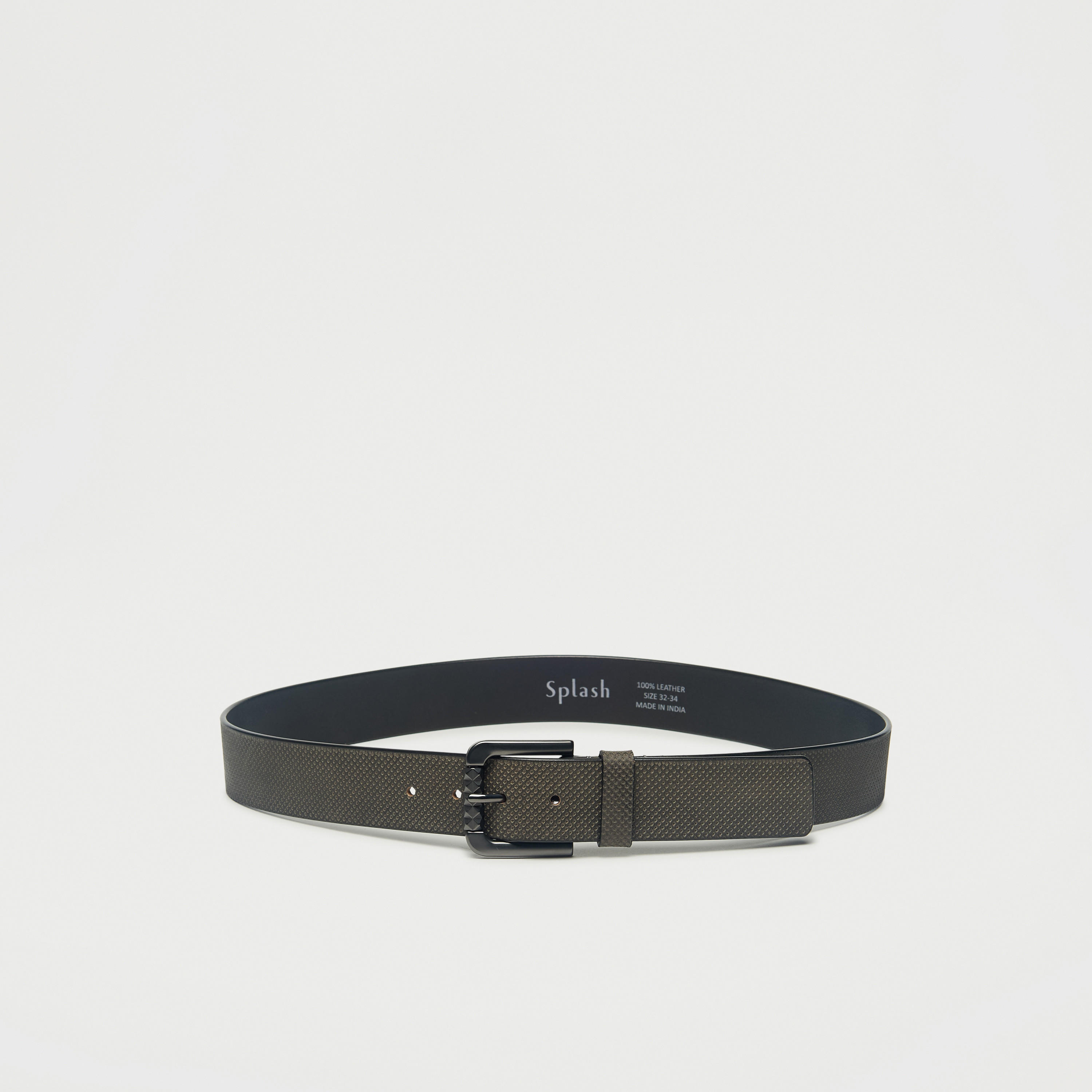 حزام جلد بارز الملمس بإبزيم إغلاق بدبوس من إيكو-men-beltsandwallets-belts-image-3