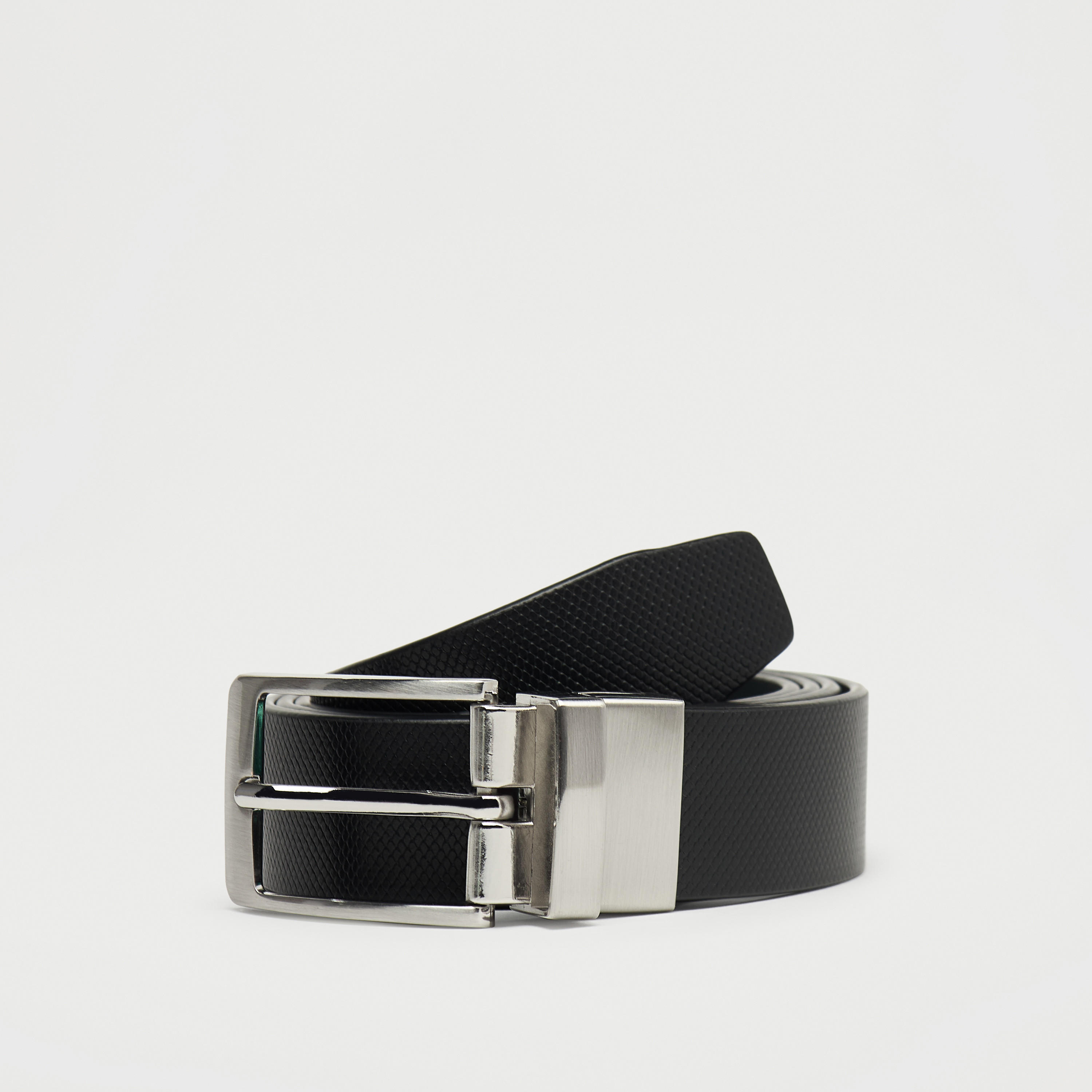 حزام جلد بارز الملمس بإبزيم إغلاق بدبوس-men-beltsandwallets-belts-image-3