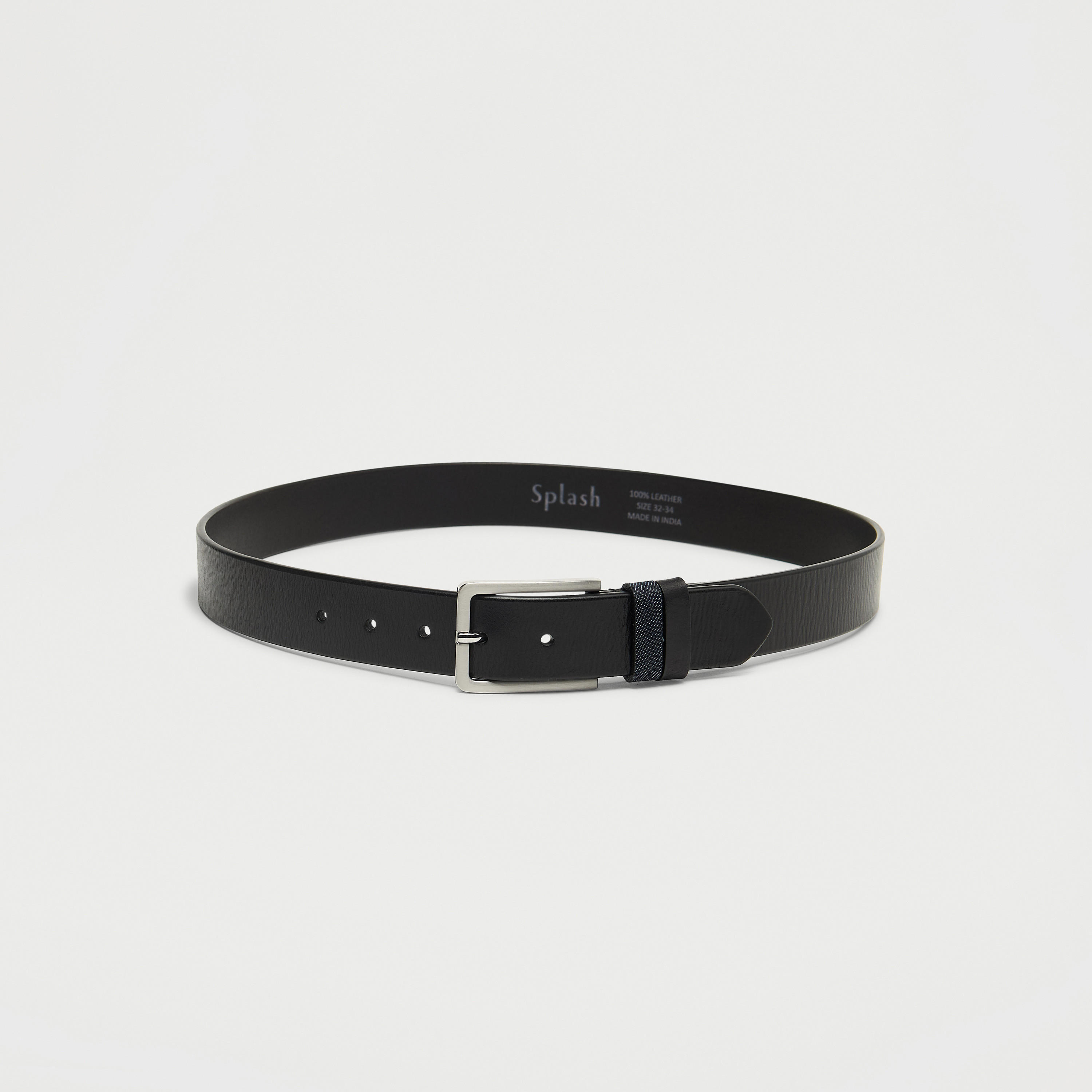 Textured Leather Belt with Pin Buckle Closure-men-beltsandwallets-belts-image-1