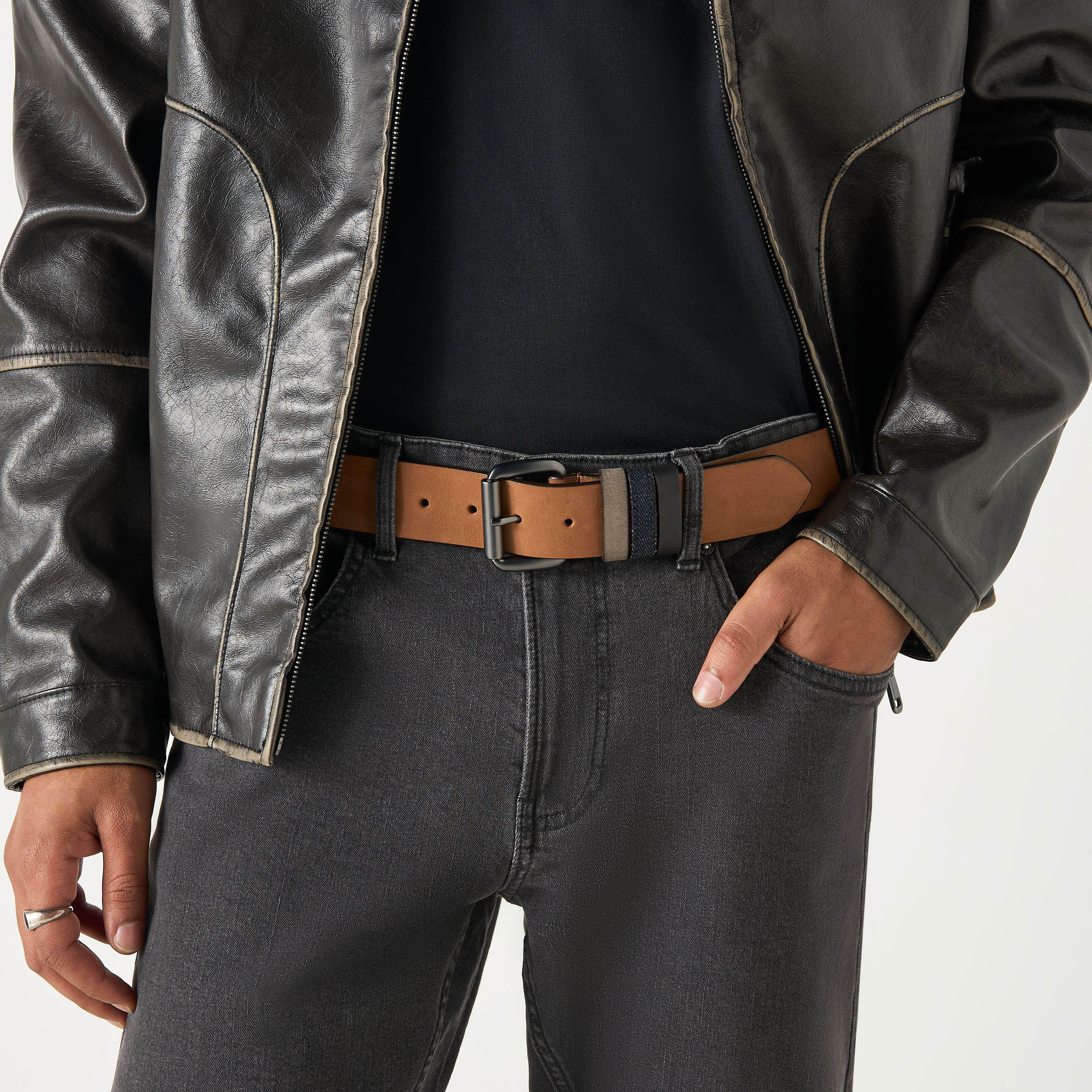 Solid Leather Belt with Pin Buckle Closure-men-beltsandwallets-belts-image-2