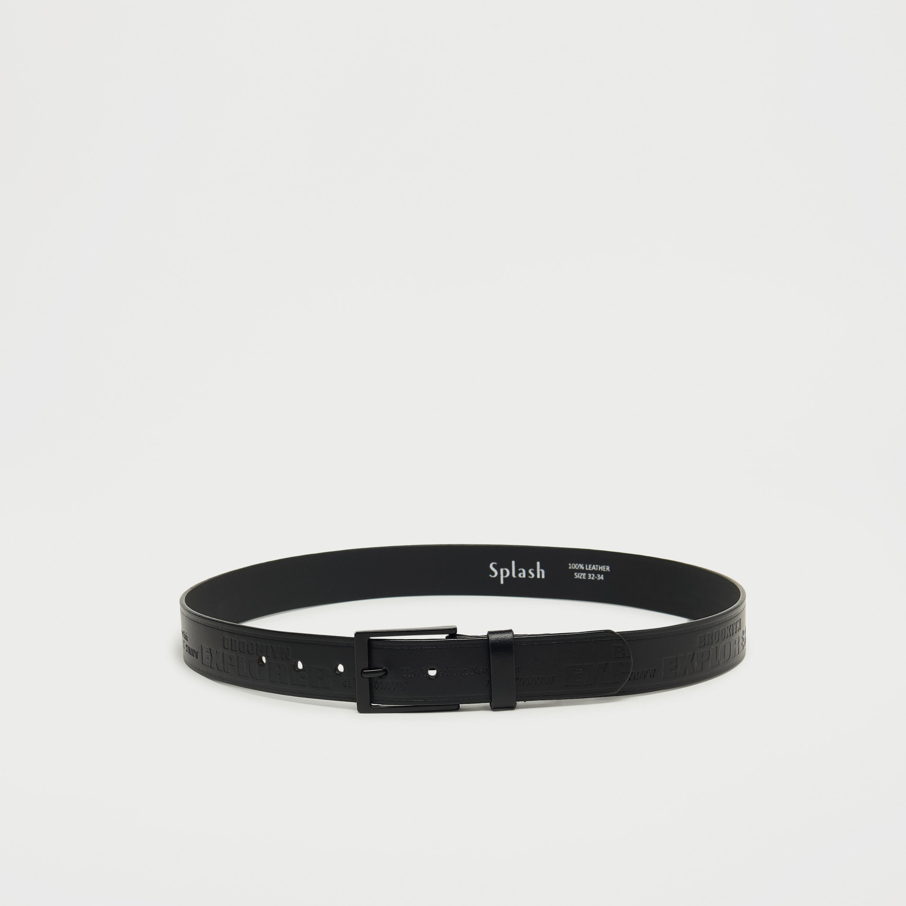 Textured Leather Belt with Pin Buckle Closure-men-beltsandwallets-belts-image-1