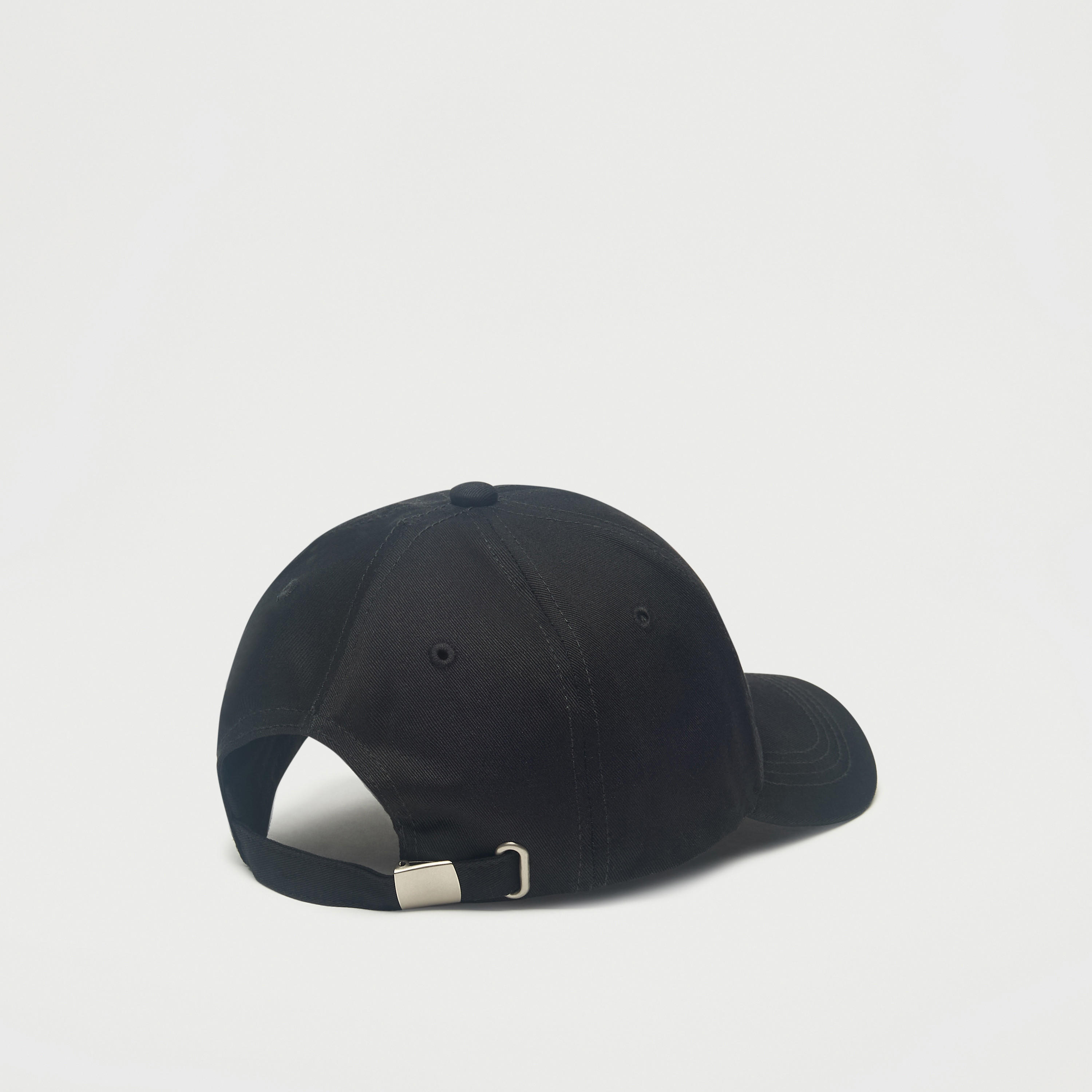 Embroidered Cap with Buckled Strap Closure-men-caps-image-4