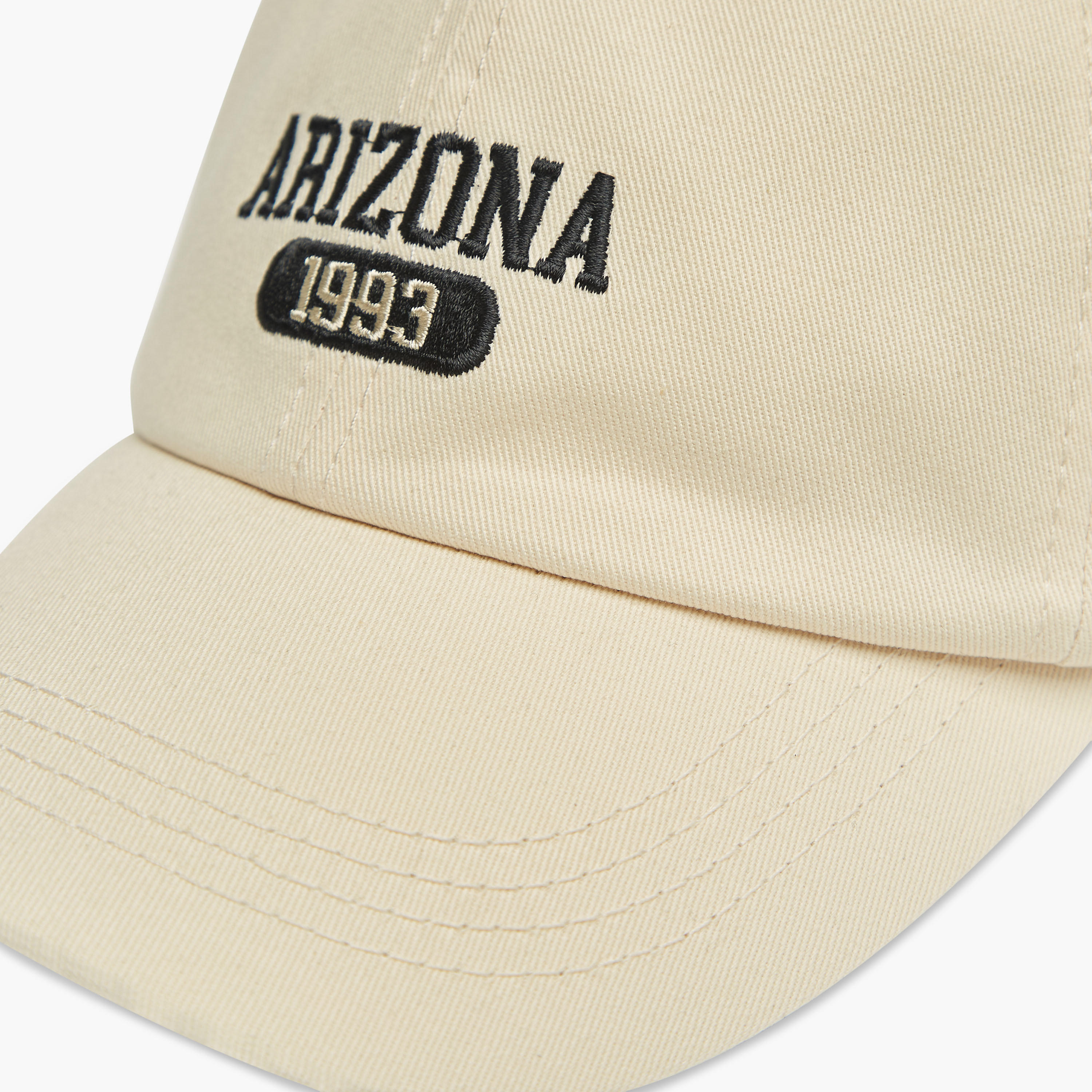 Typographic Detail Cap with Buckled Strap Closure-men-caps-image-3