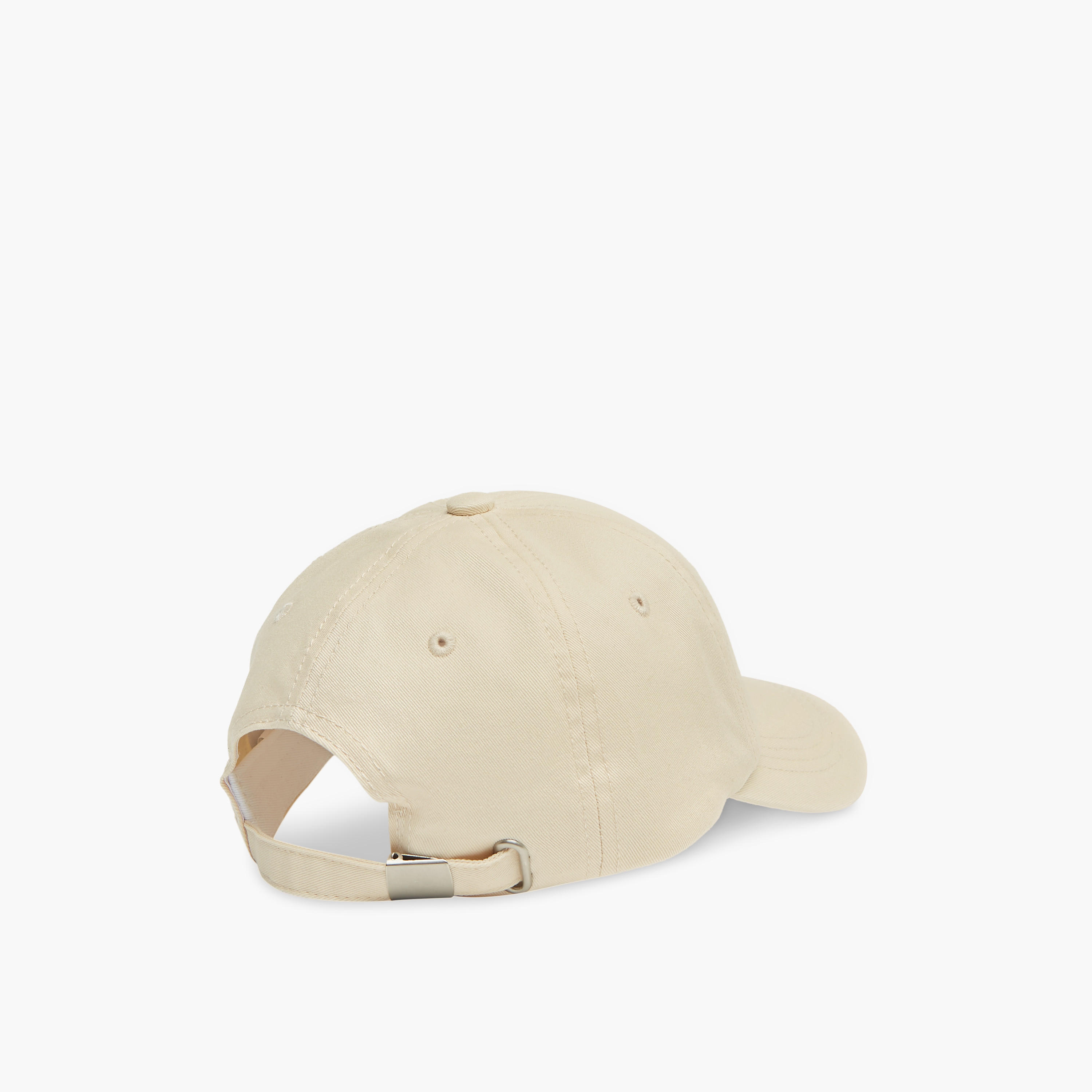 Typographic Detail Cap with Buckled Strap Closure-men-caps-image-4