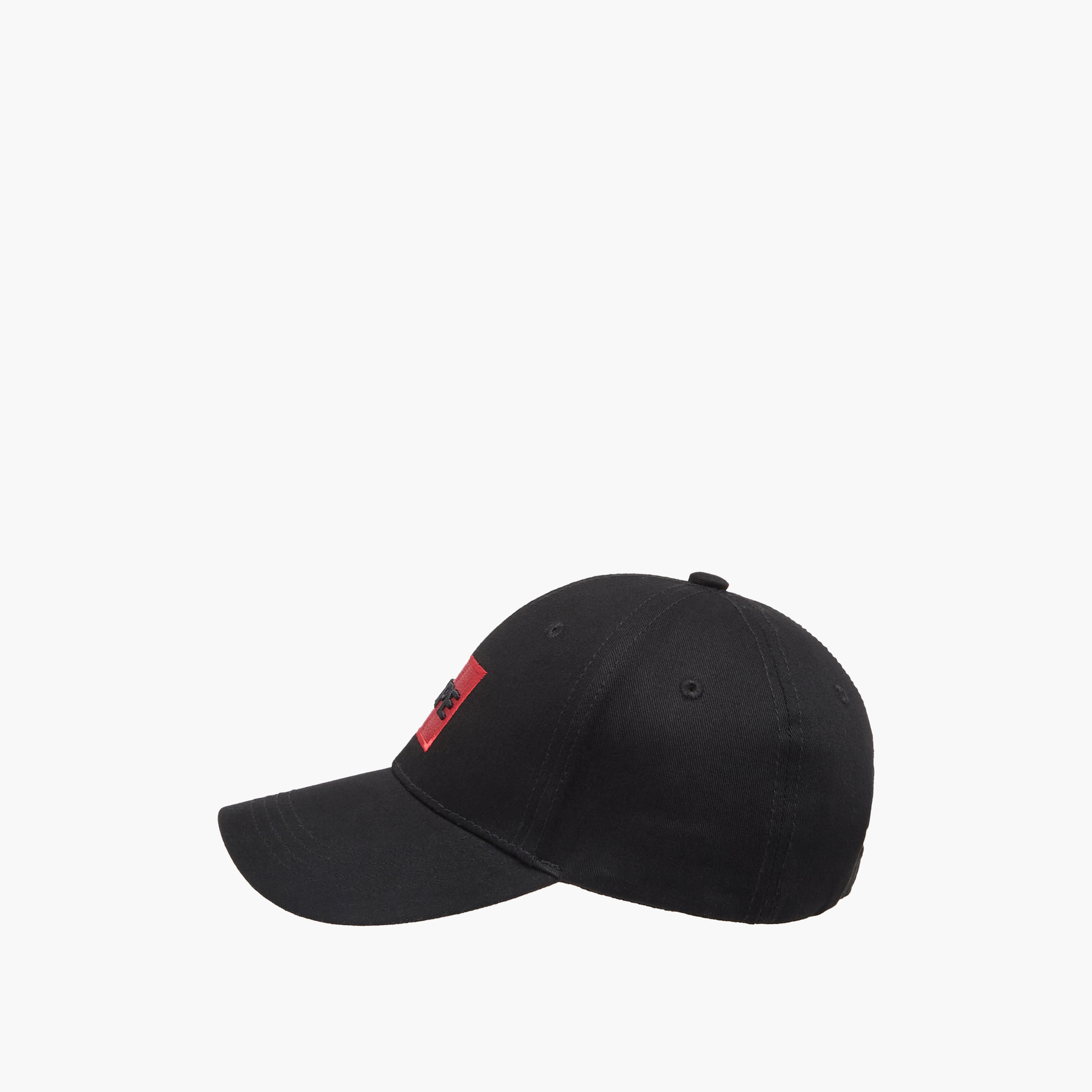 Embroidered Cap with Buckled Strap Closure-men-caps-image-4