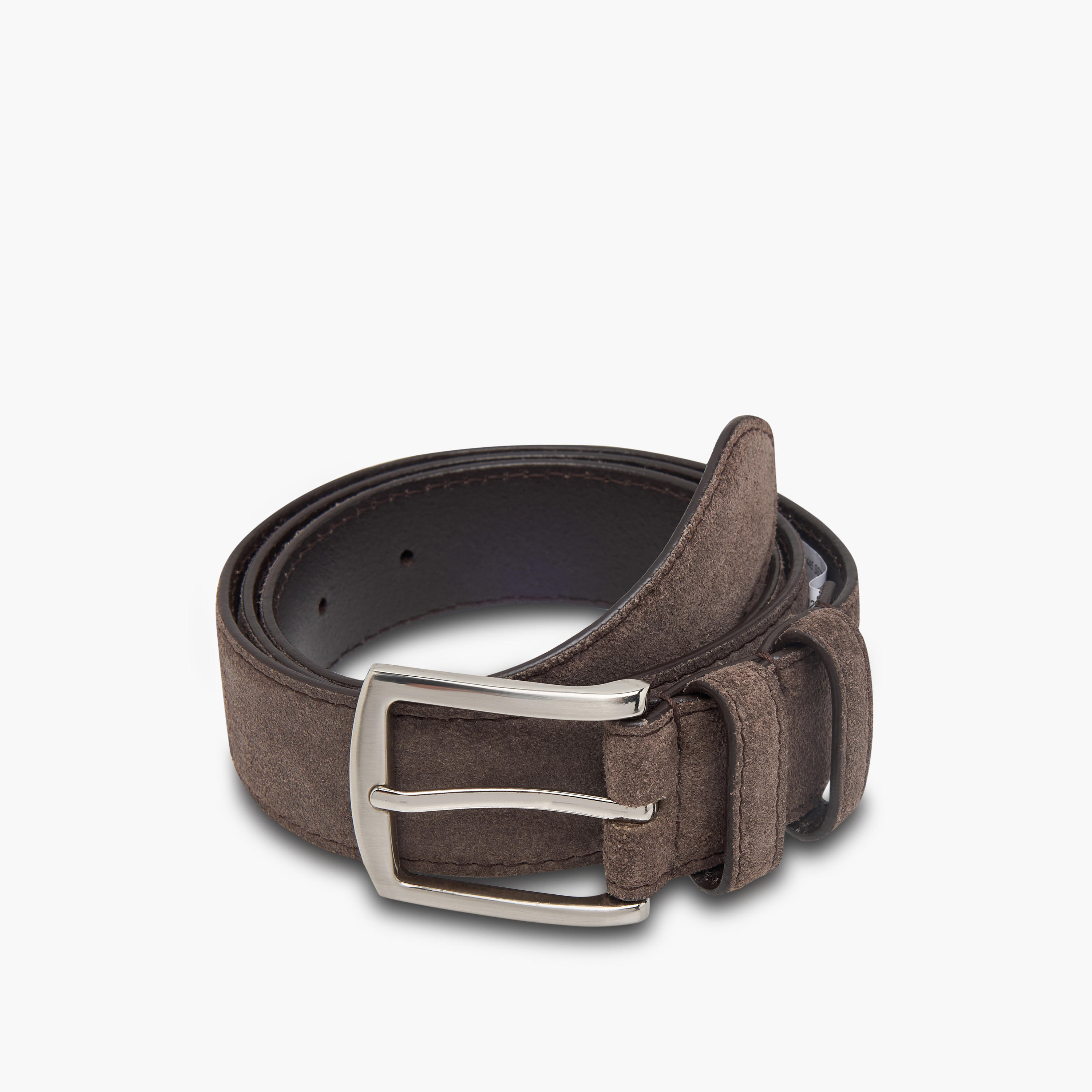 حزام جلد بارز الملمس بإبزيم إغلاق بدبوس-men-beltsandwallets-belts-image-4