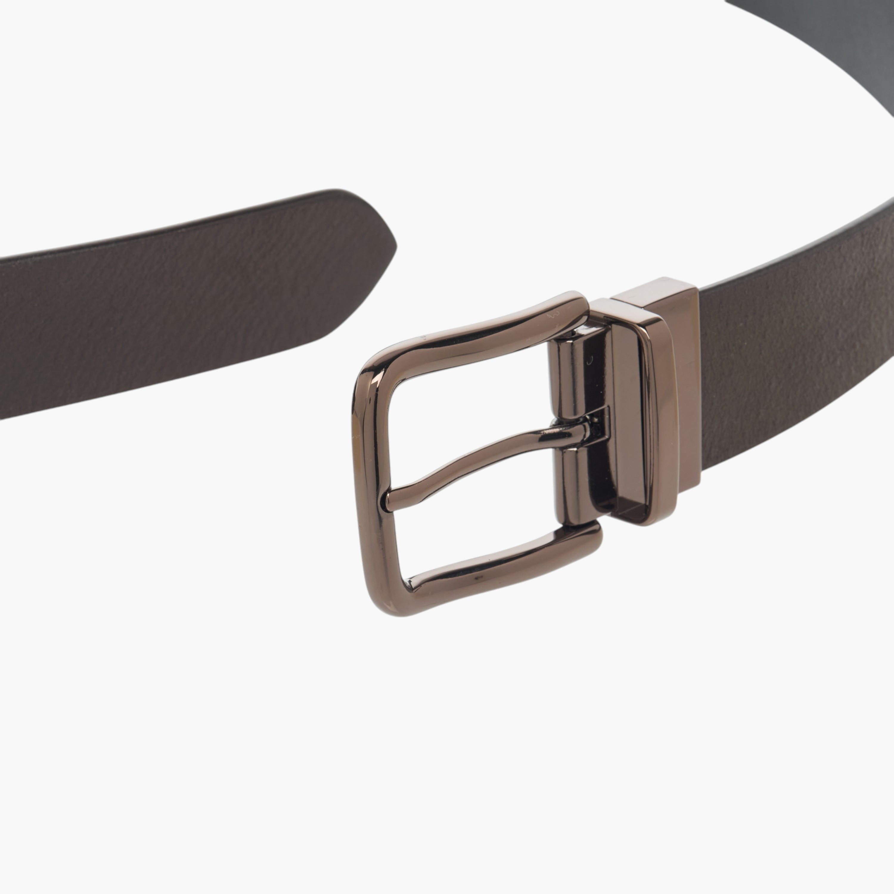 حزام جلد بارز الملمس بإبزيم بدبوس للإغلاق-men-beltsandwallets-belts-image-6