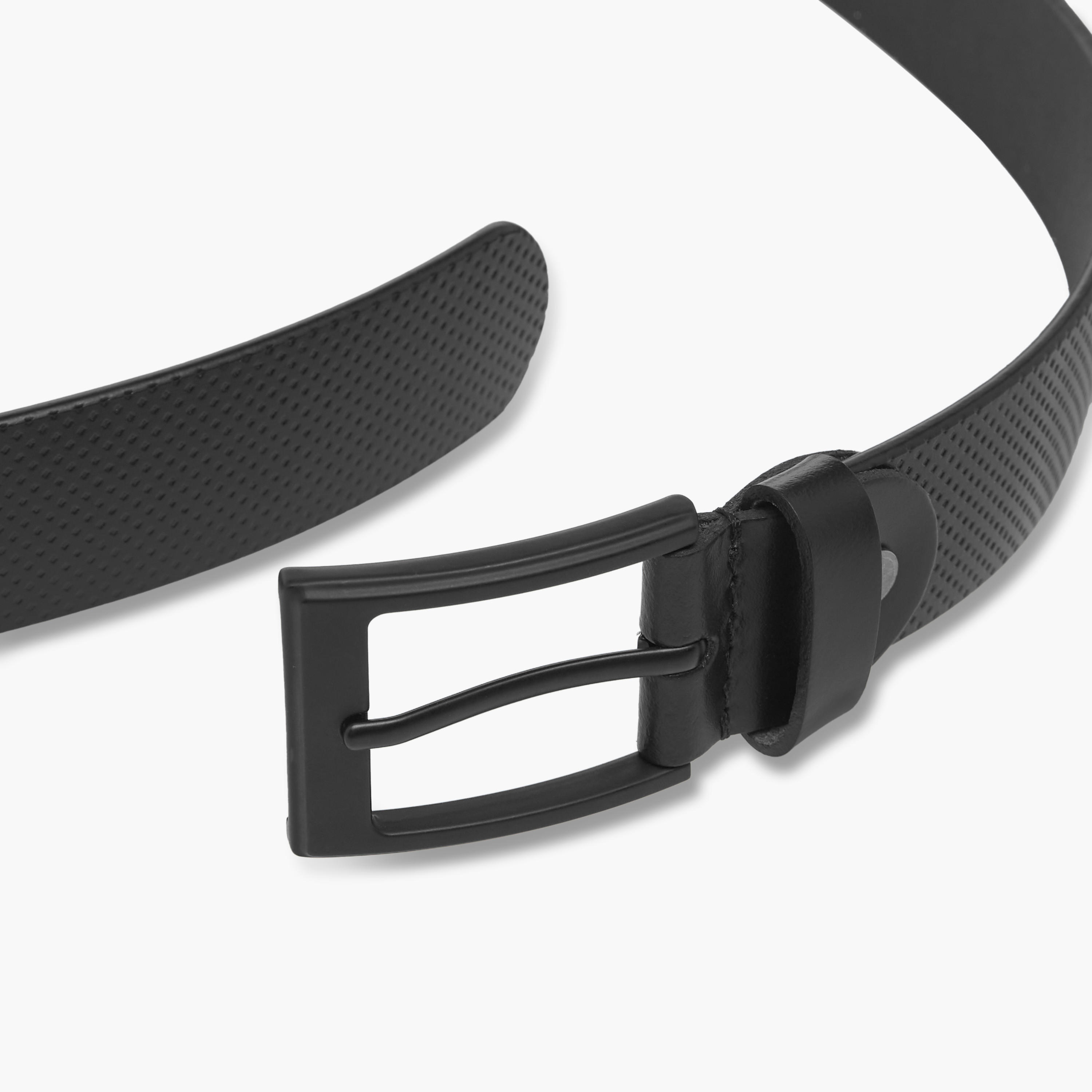حزام جلد بارز الملمس بإبزيم للإغلاق-men-beltsandwallets-belts-image-6