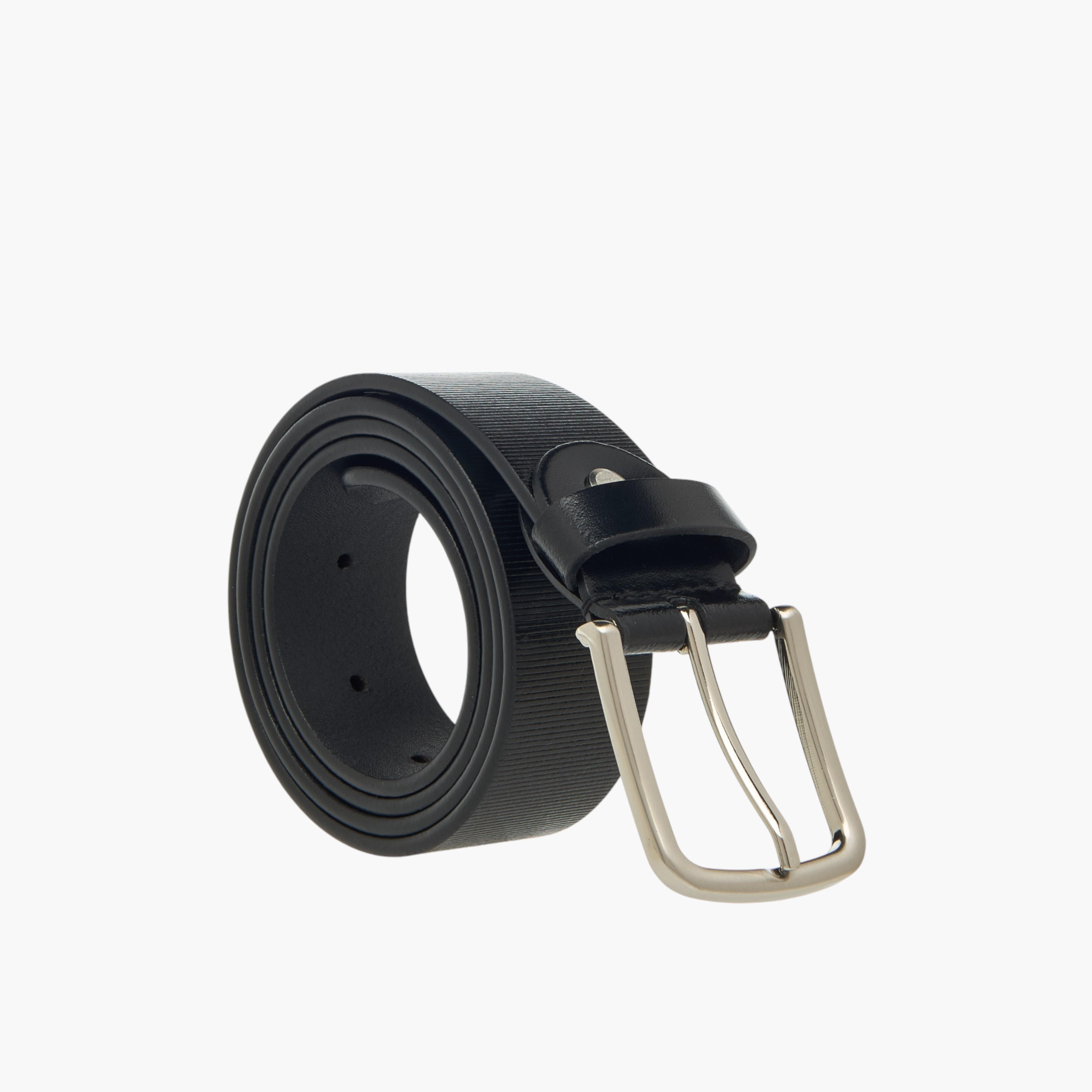 حزام جلد بارز الملمس بإبزيم بدبوس للإغلاق-men-beltsandwallets-belts-image-6