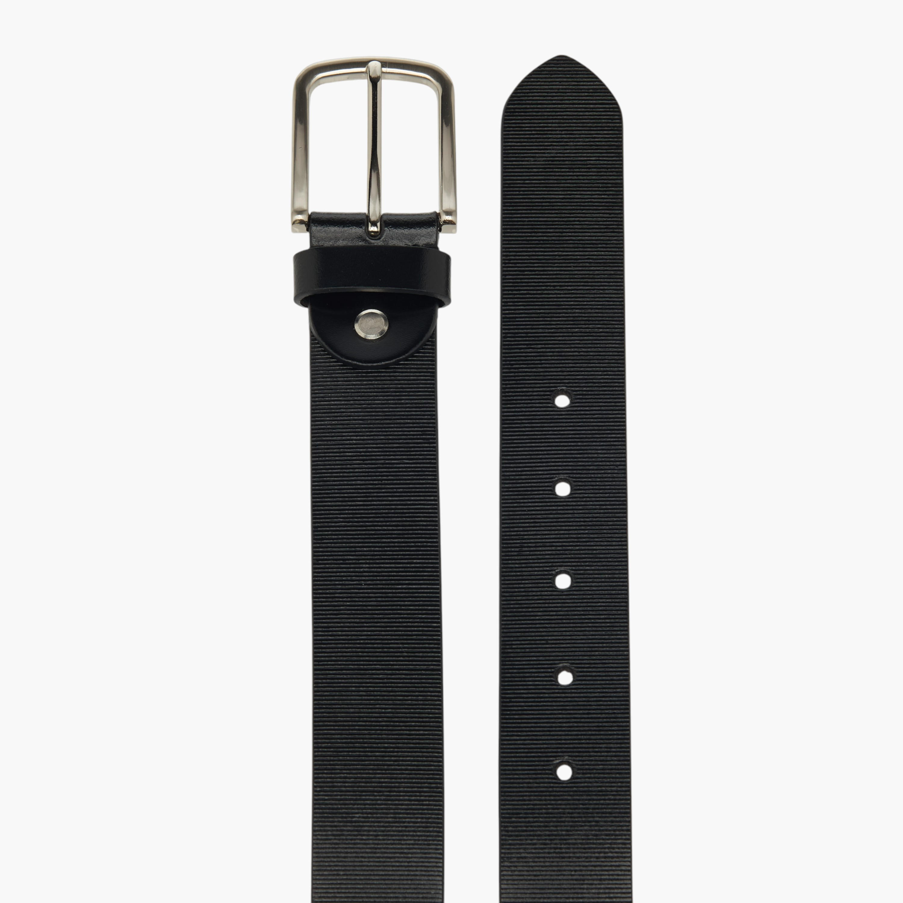 حزام جلد بارز الملمس بإبزيم بدبوس للإغلاق-men-beltsandwallets-belts-image-3