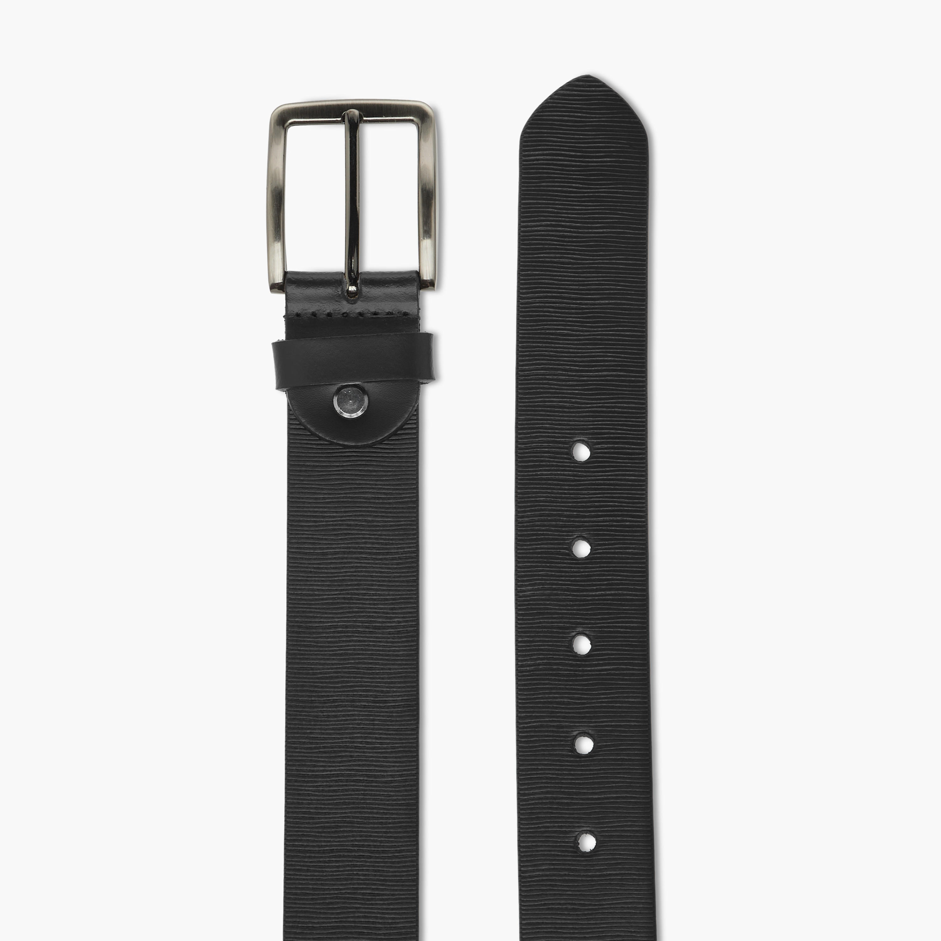 Textured Leather Belt with Pin Buckle Closure-men-beltsandwallets-belts-image-4