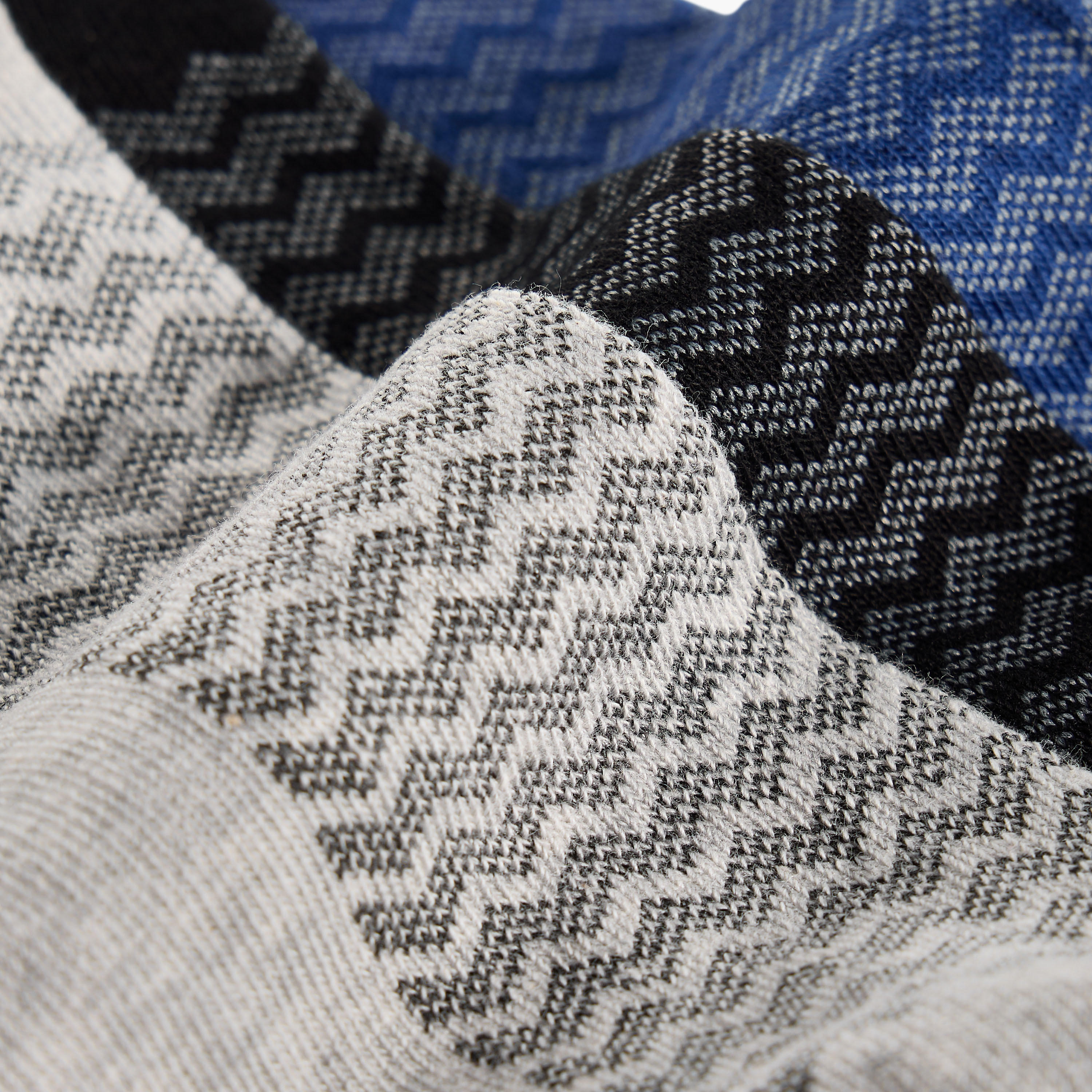 طقم جوارب بارزة الملمس 3 أزواج غير وبرية بطول الكاحل-men-socks-image-3
