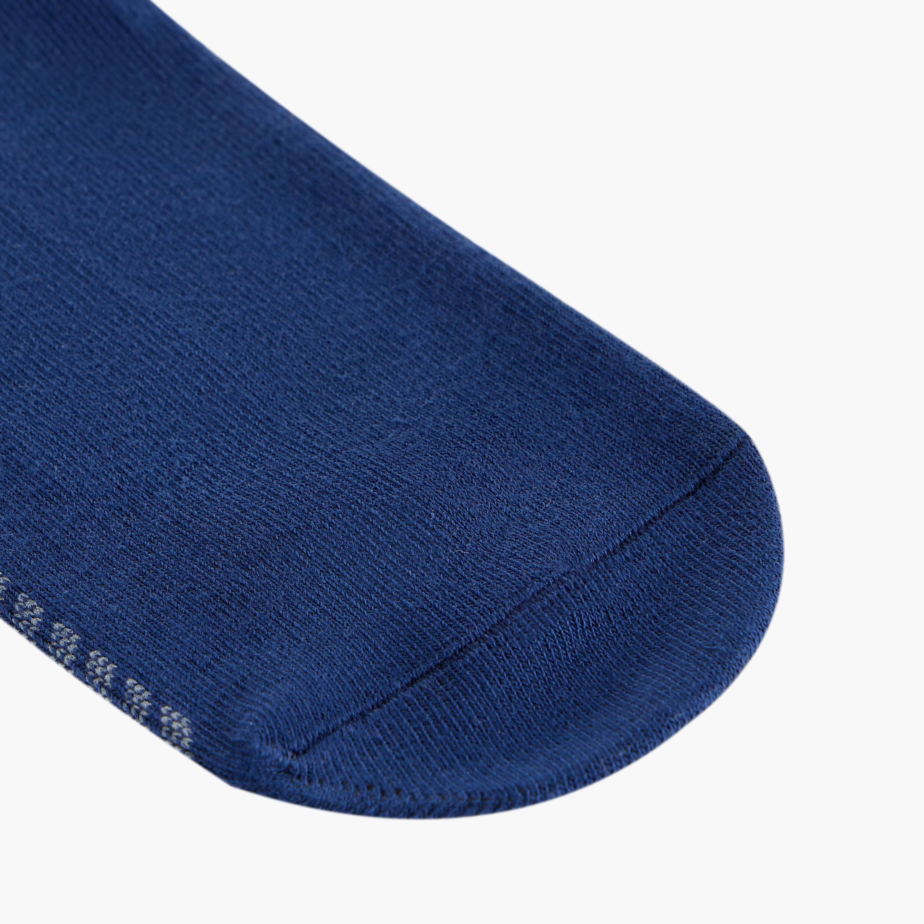 طقم جوارب بارزة الملمس 3 أزواج غير وبرية بطول الكاحل-men-socks-image-4