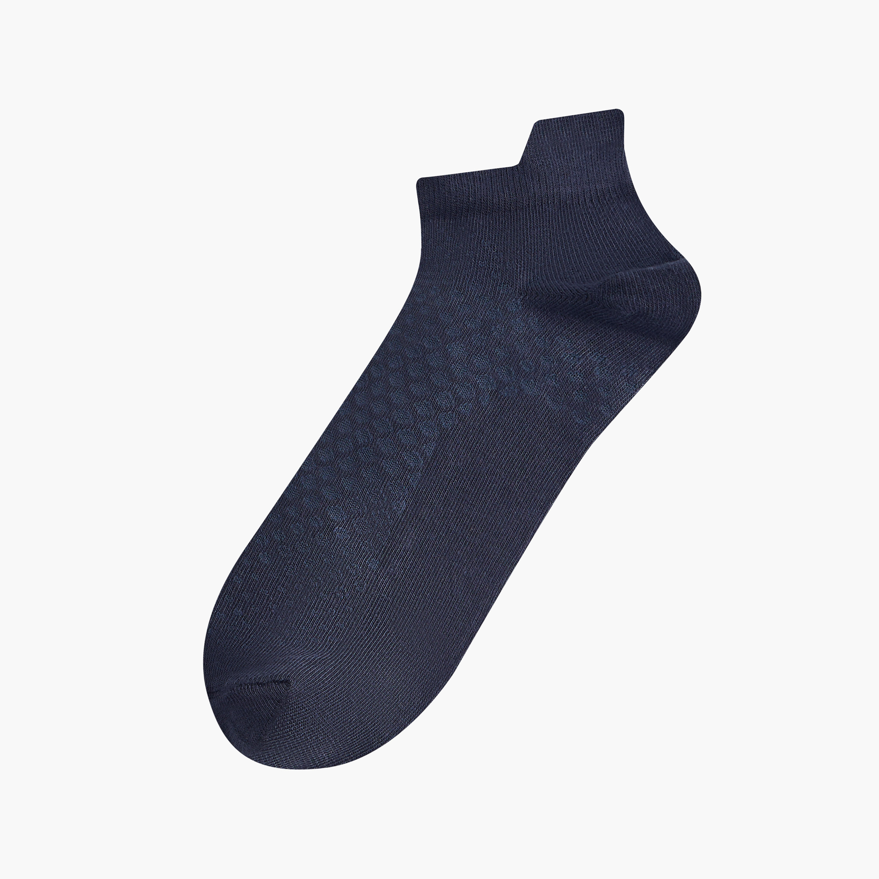 طقم جوارب 3 أزواج بارزة الملمس بطول الكاحل-men-socks-image-2