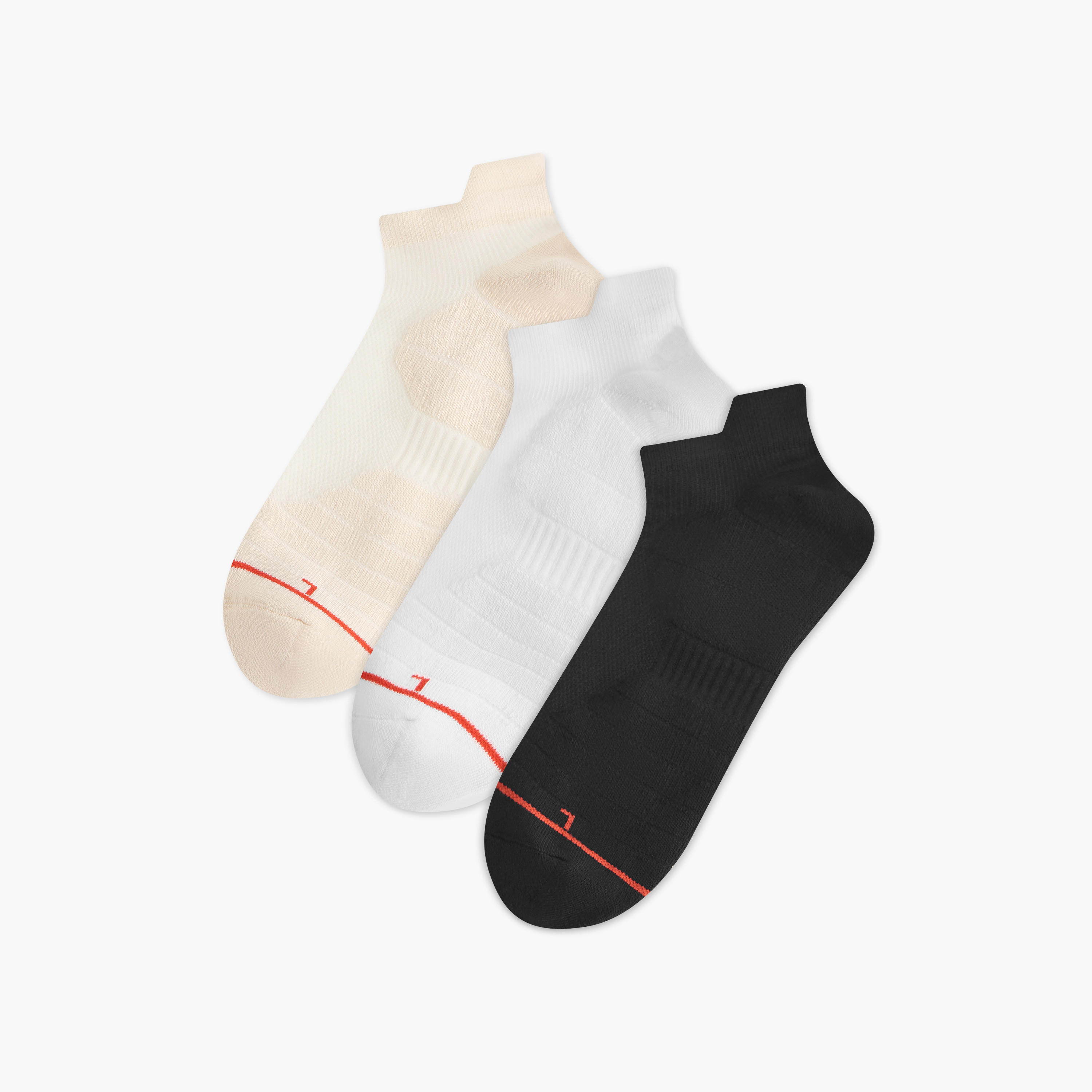 طقم جوارب 3 أزواج بارزة الملمس بطول الكاحل-men-socks-image-1