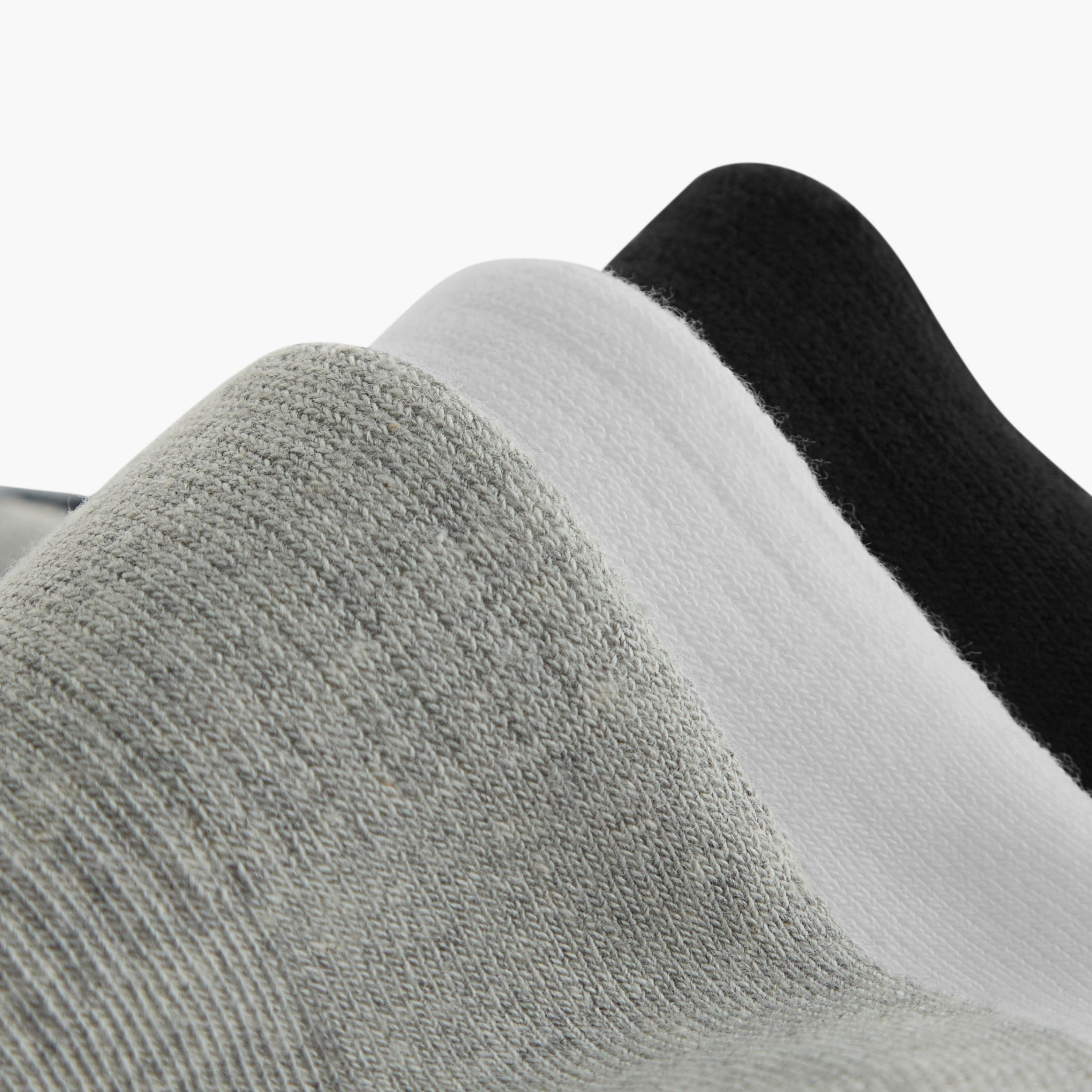 طقم جوارب 3 أزواج بارزة الملمس بطول الكاحل-men-socks-image-2