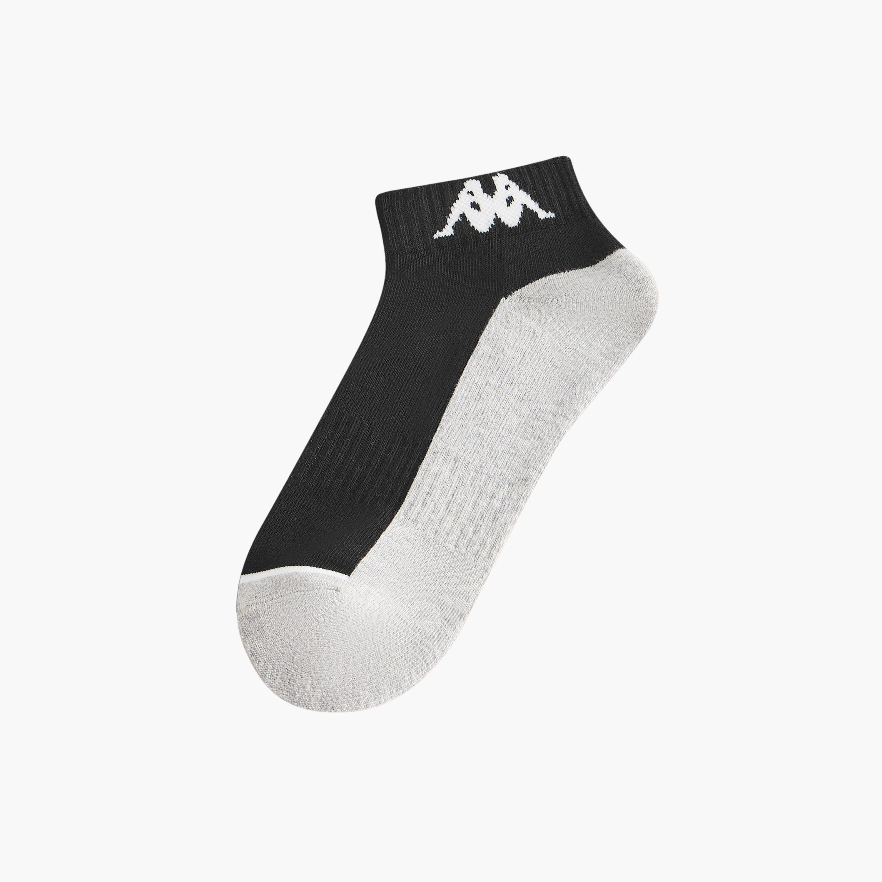 طقم جوارب 3 أزواج بطول الكاحل وقوالب ملونة من كابا-men-socks-image-2