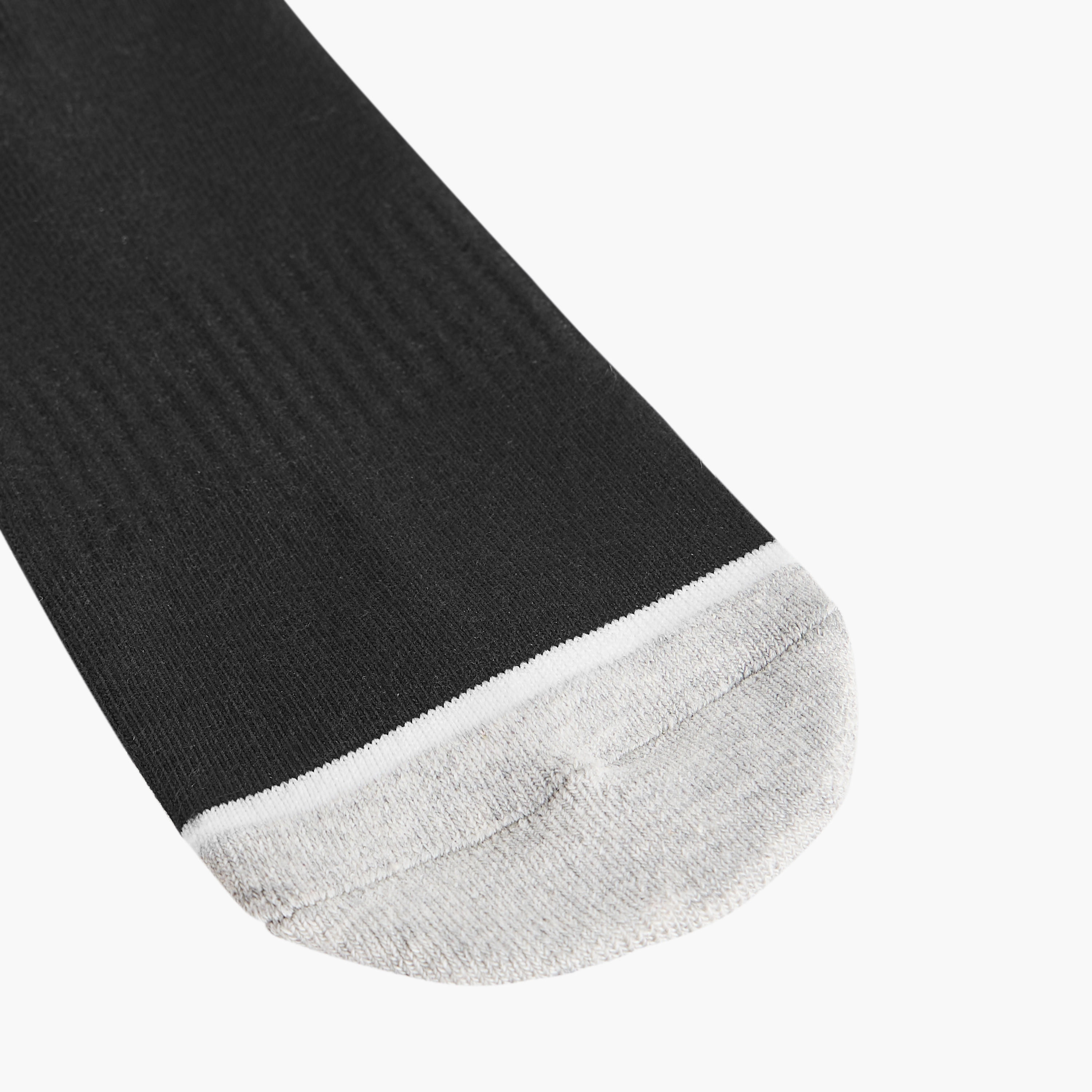 طقم جوارب 3 أزواج بطول الكاحل وقوالب ملونة من كابا-men-socks-image-3