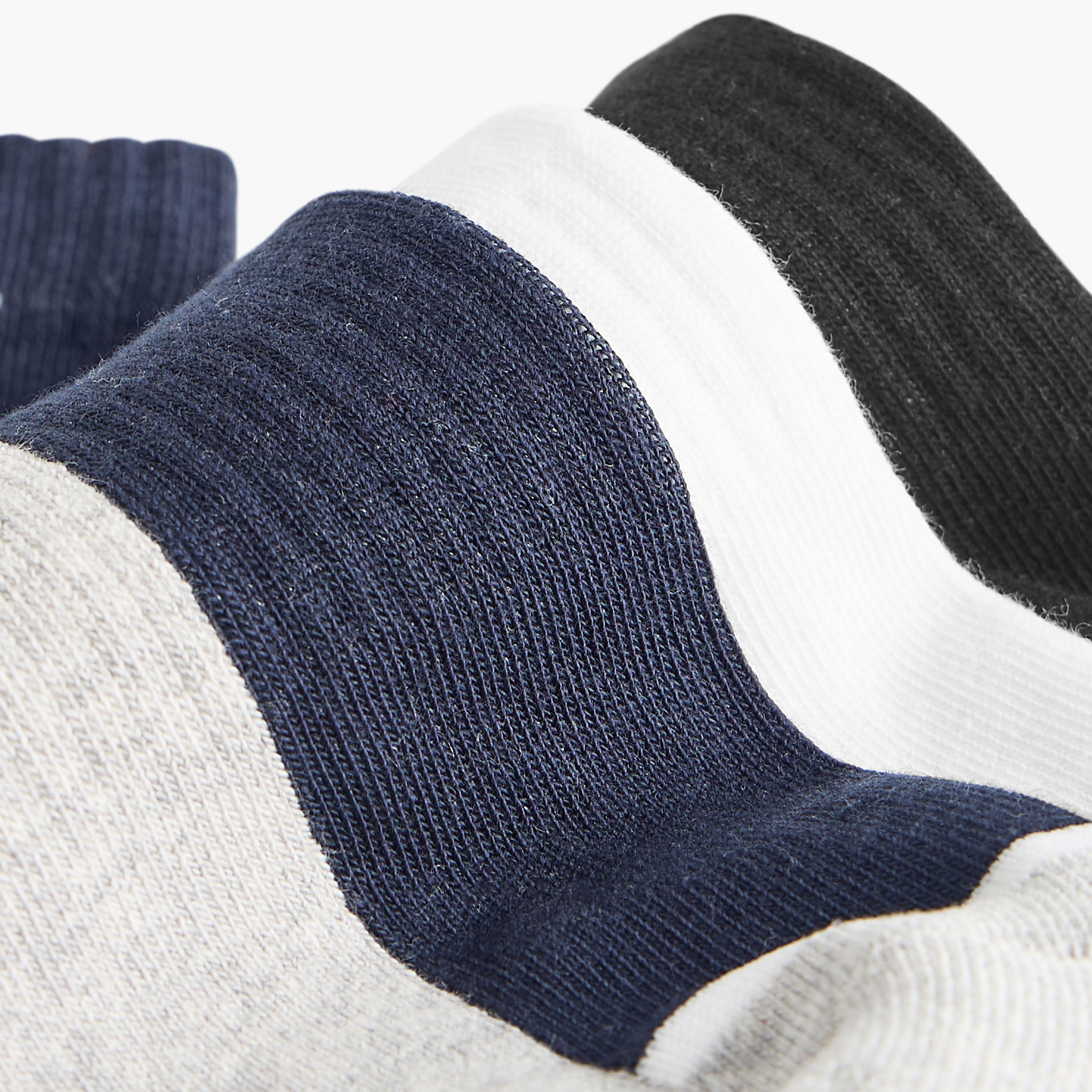 طقم جوارب 3 أزواج بطول الكاحل وقوالب ملونة من كابا-men-socks-image-4