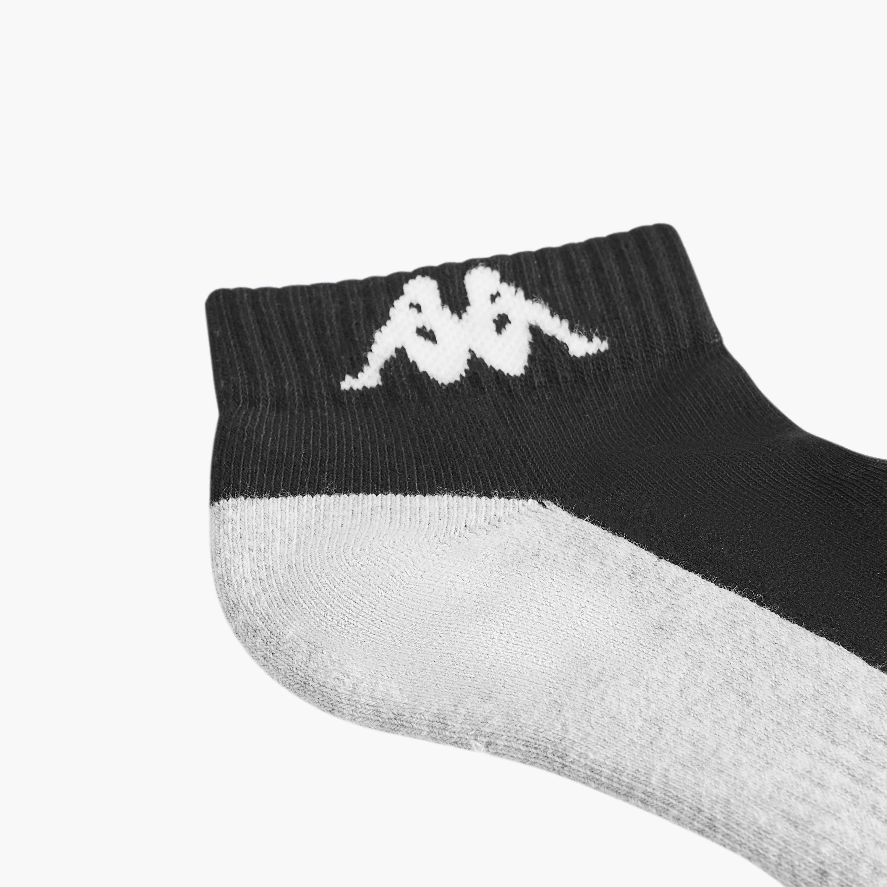 طقم جوارب 3 أزواج بطول الكاحل وقوالب ملونة من كابا-men-socks-image-5