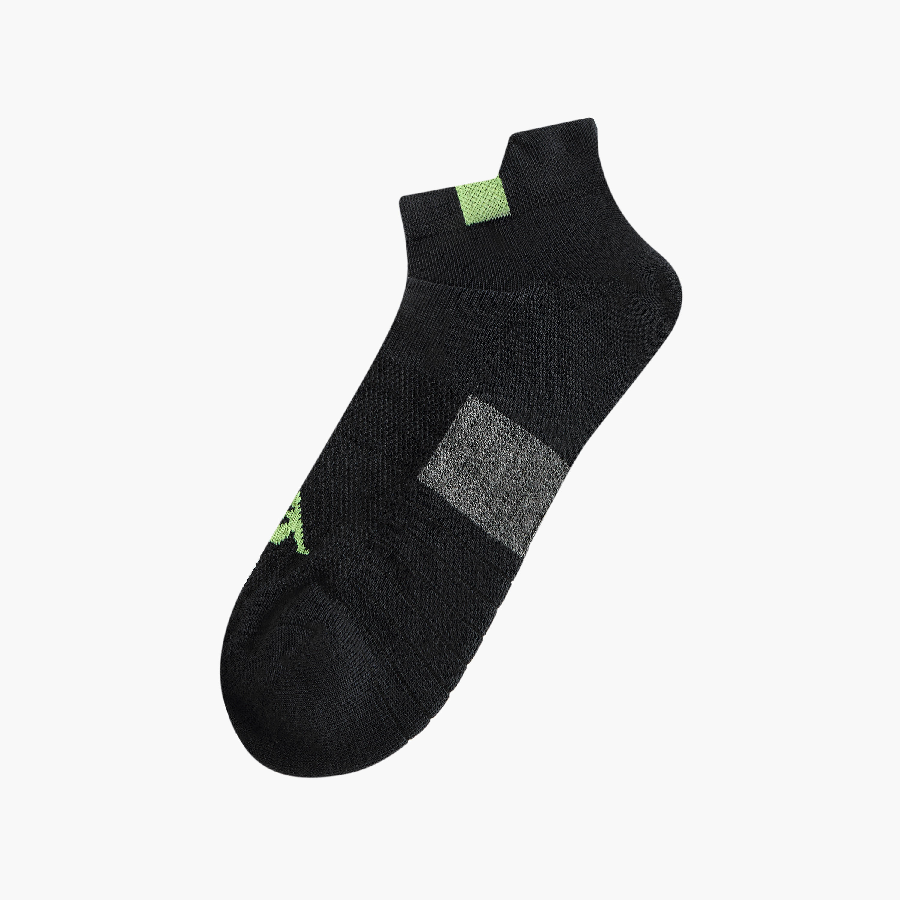 طقم جوارب طول الكاحل 3 أزواج بتفاصيل الشعار من كابا-men-socks-image-2