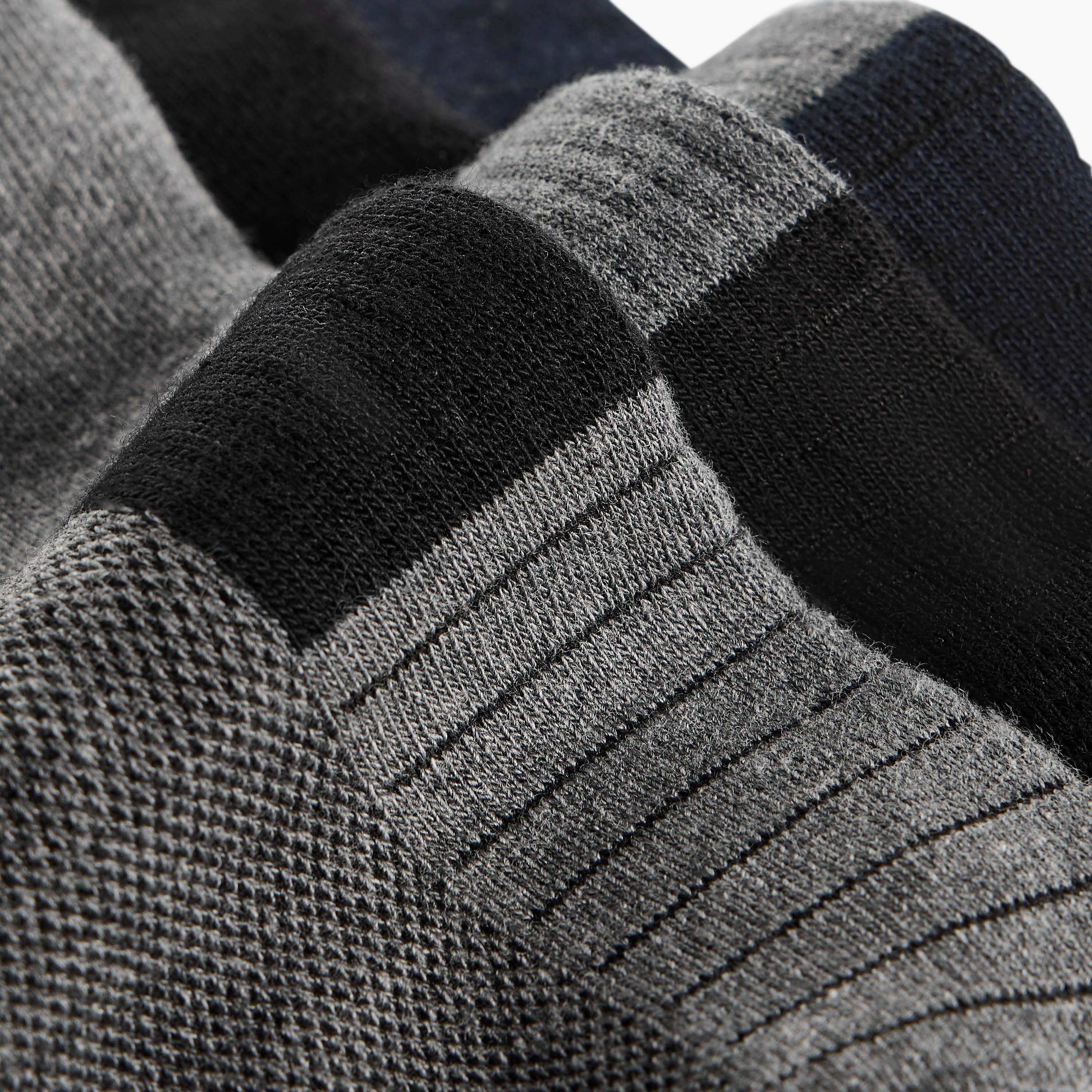 طقم جوارب طول الكاحل 3 أزواج بتفاصيل الشعار من كابا-men-socks-image-4