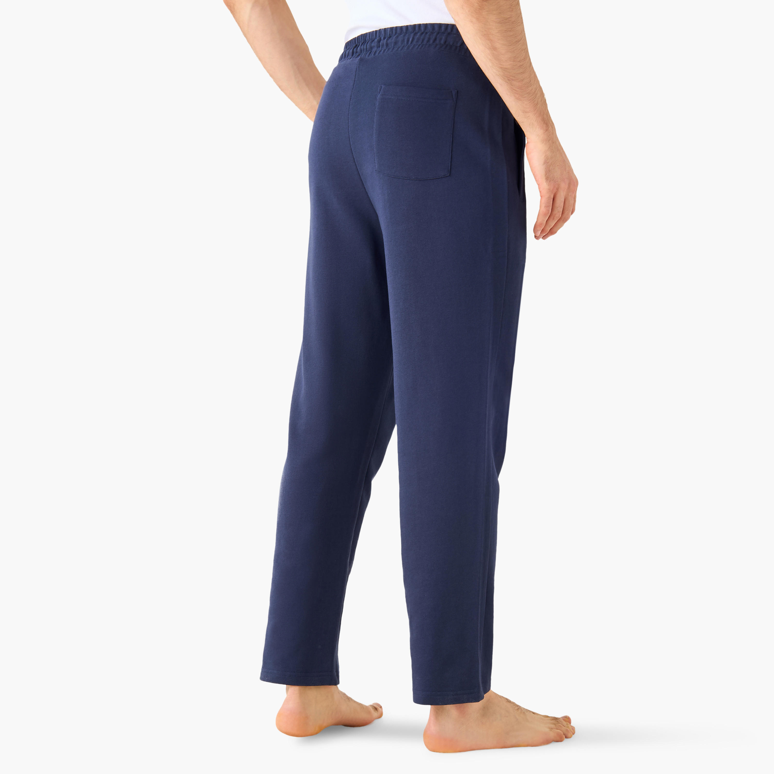 بنطلون بيجاما بحزام خصر مطاطي وجيوب-men-clothing-nightwear-pyjamaandshorts-image-11