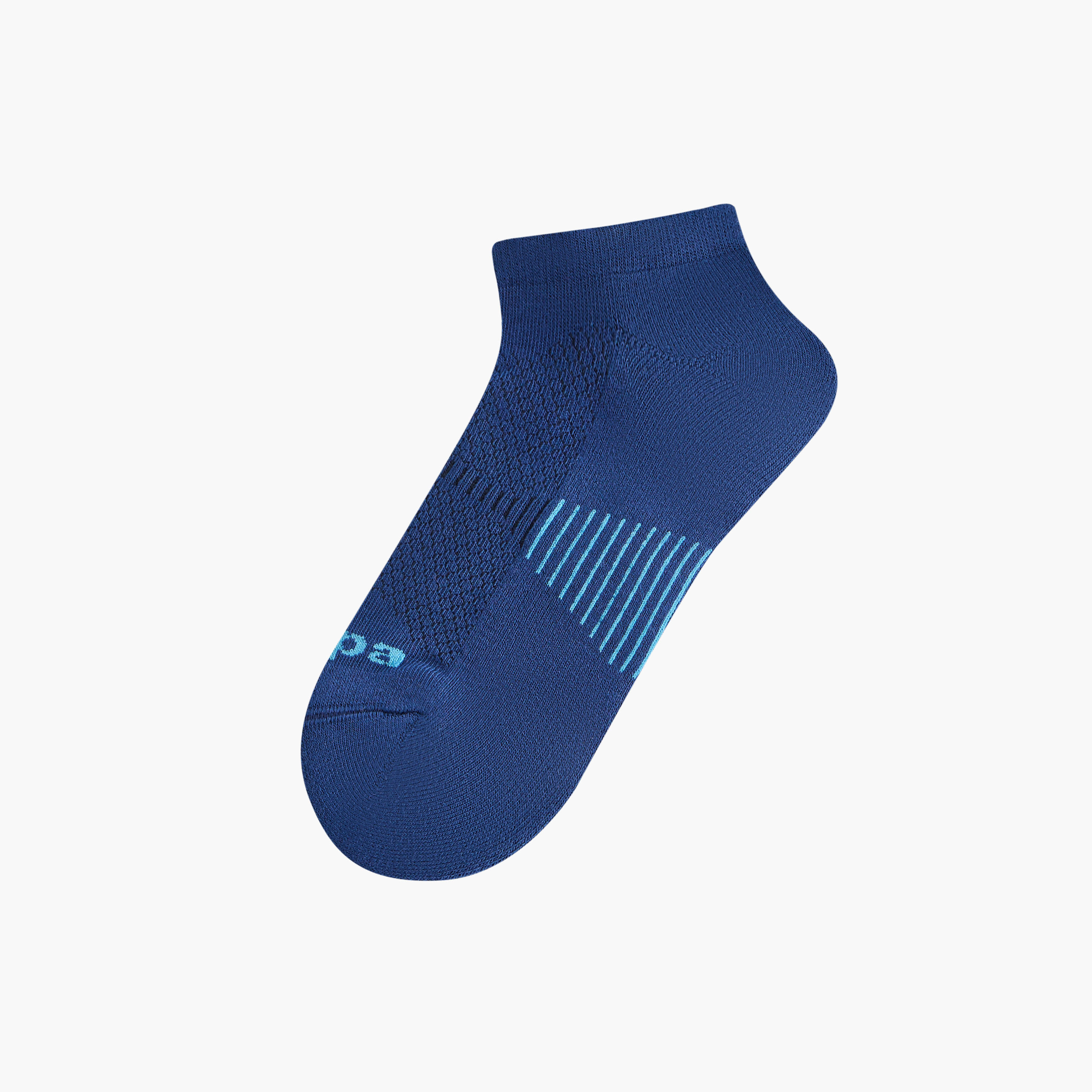 طقم جوارب 3 أزواج نصف تيري بطول الكاحل وطبعات-men-socks-image-2