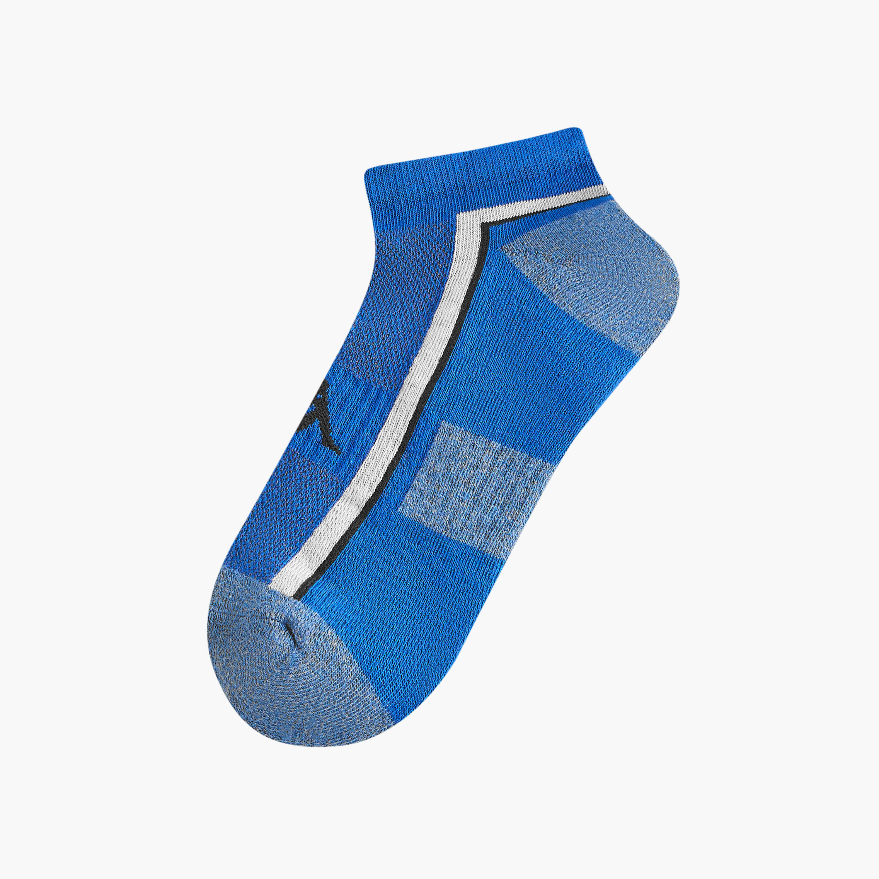 طقم جوارب 3 أزواج نصف تيري بطبعات وطول الكاحل-men-socks-image-2