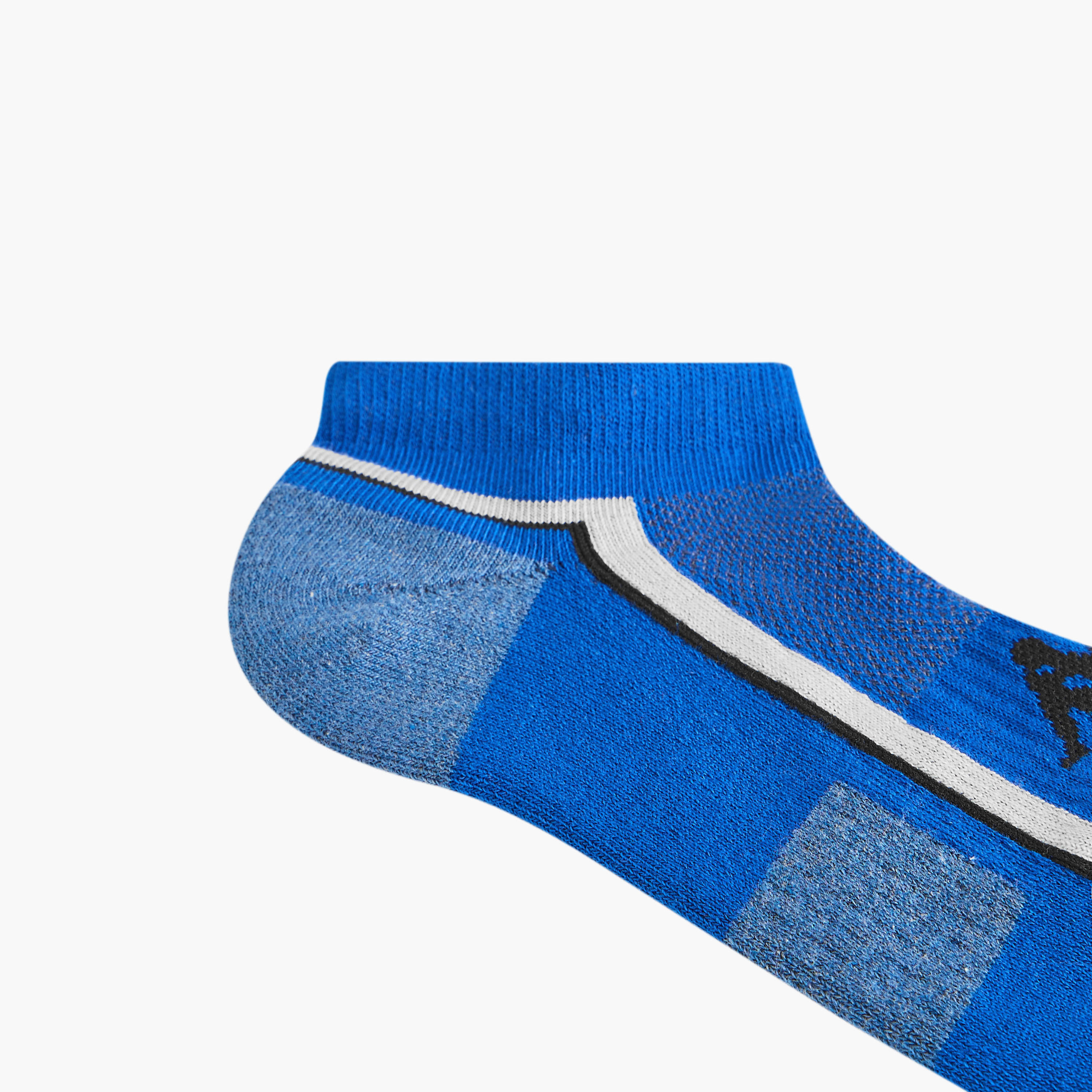 طقم جوارب 3 أزواج نصف تيري بطبعات وطول الكاحل-men-socks-image-5