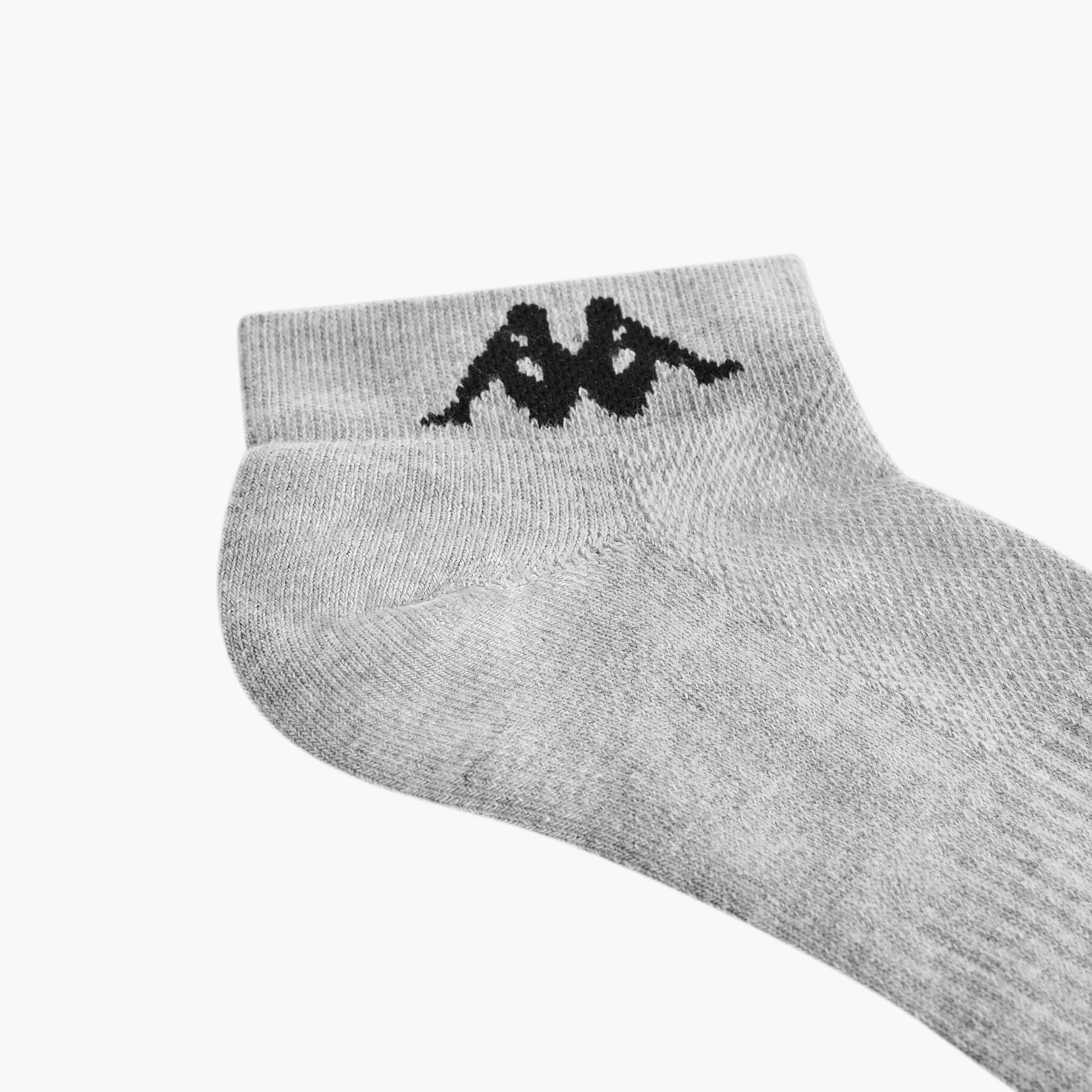 طقم جوارب 3 أزواج نصف تيري بطول الكاحل-men-socks-image-2