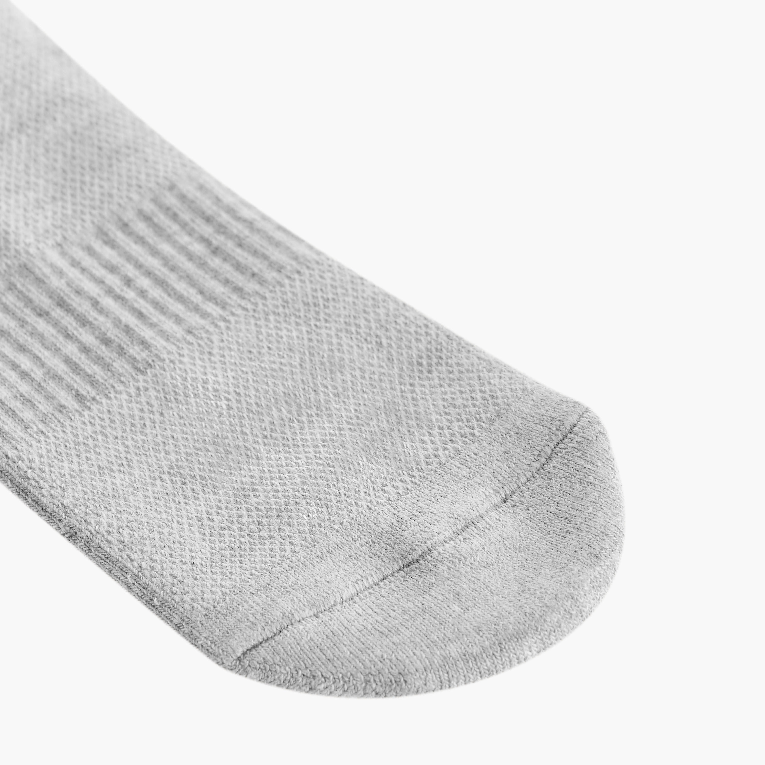طقم جوارب 3 أزواج نصف تيري بطول الكاحل-men-socks-image-4