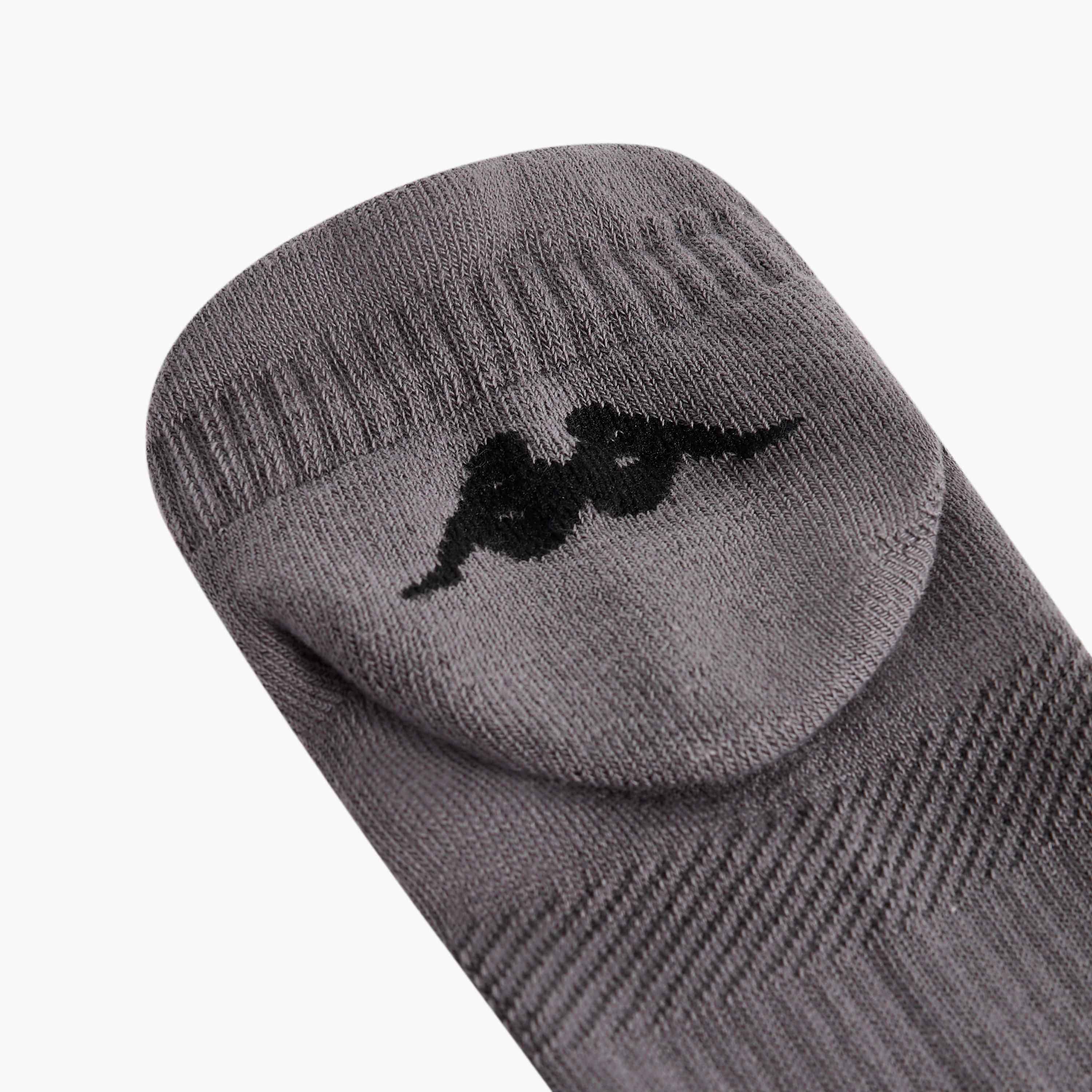 طقم جوارب طول الكاحل 3 أزواج بطبعات الشعار من كابا-men-socks-image-6