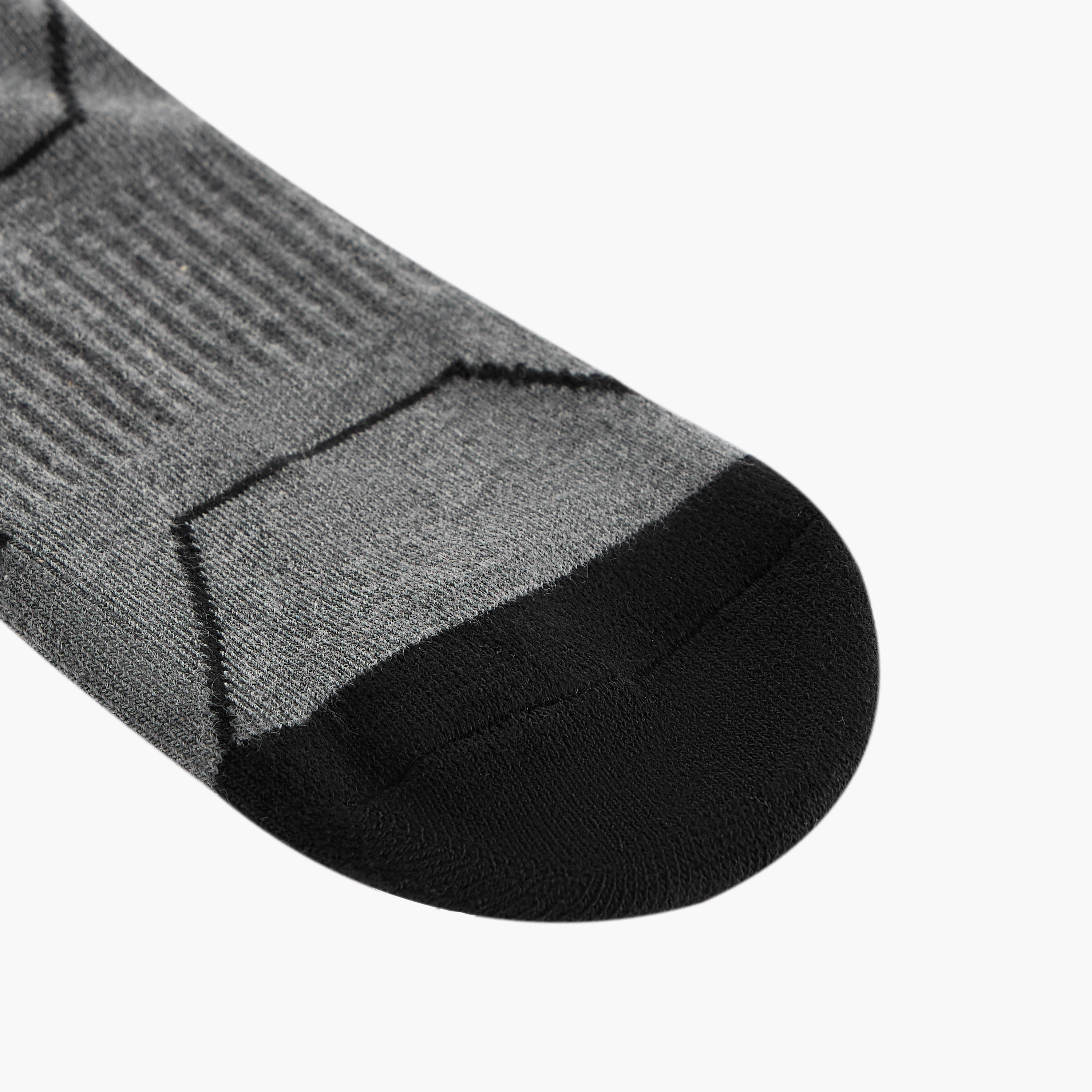 طقم جوارب طول الكاحل 3 أزواج بطبعات الشعار من كابا-men-socks-image-3