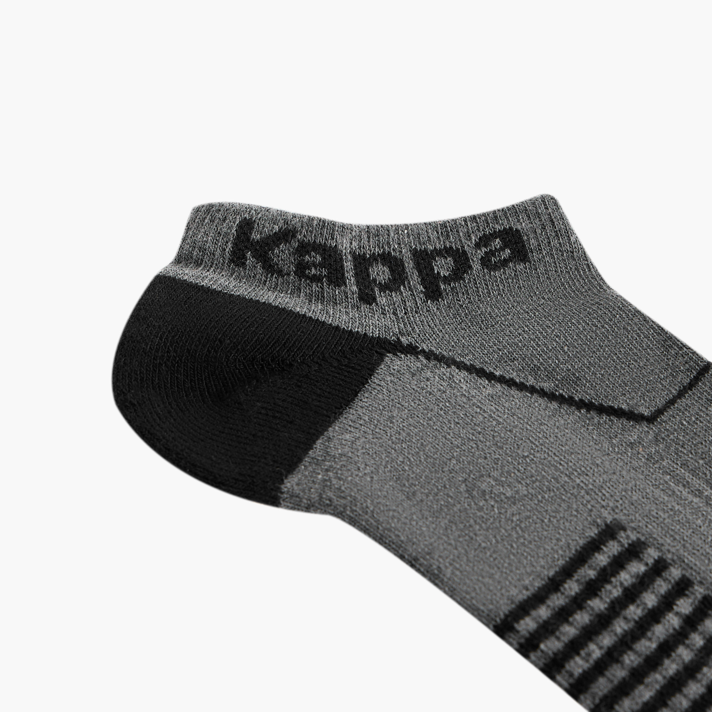 طقم جوارب طول الكاحل 3 أزواج بطبعات الشعار من كابا-men-socks-image-5