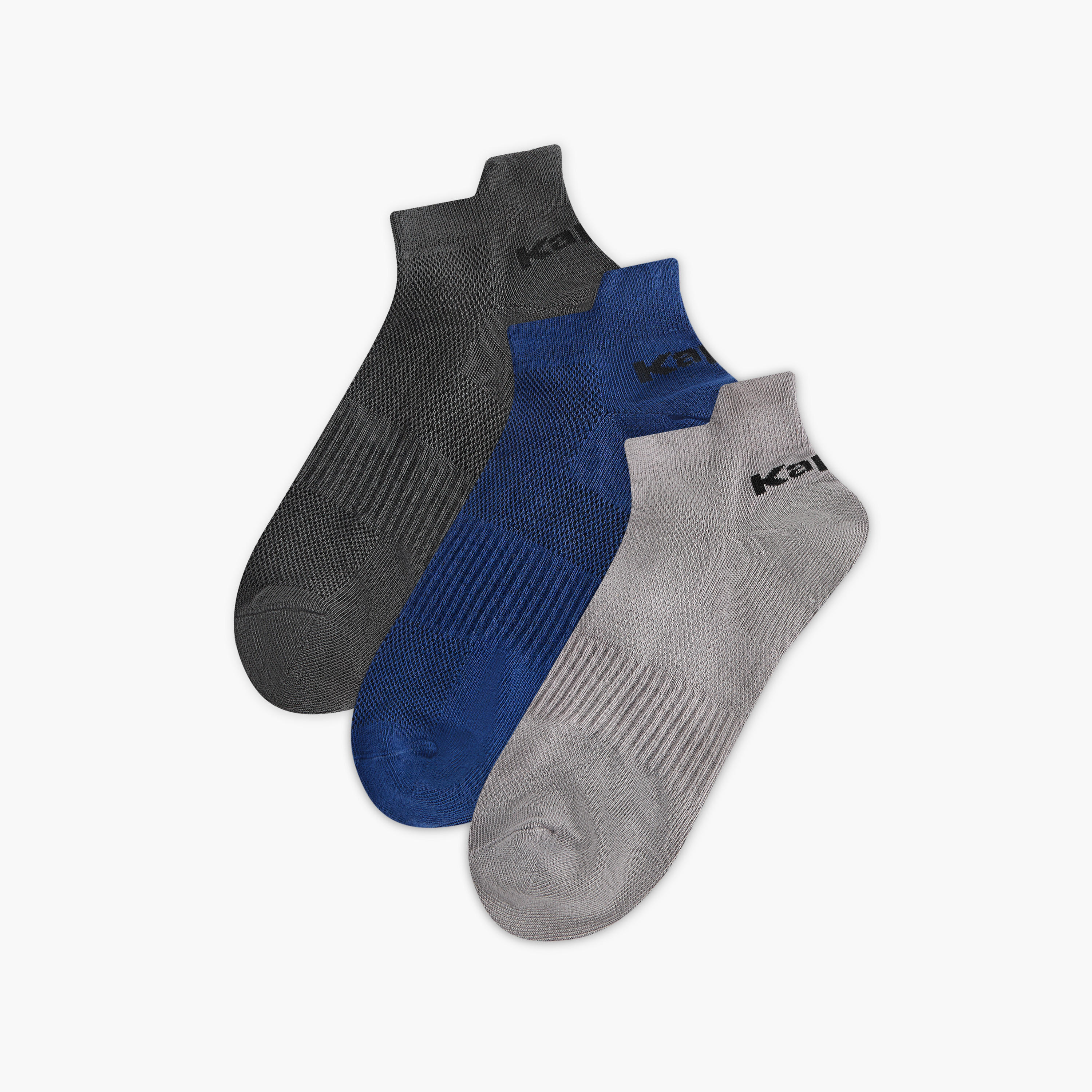 طقم جوارب 3 أزواج غير وبرية بطول الكاحل وطبعات-men-socks-image-1