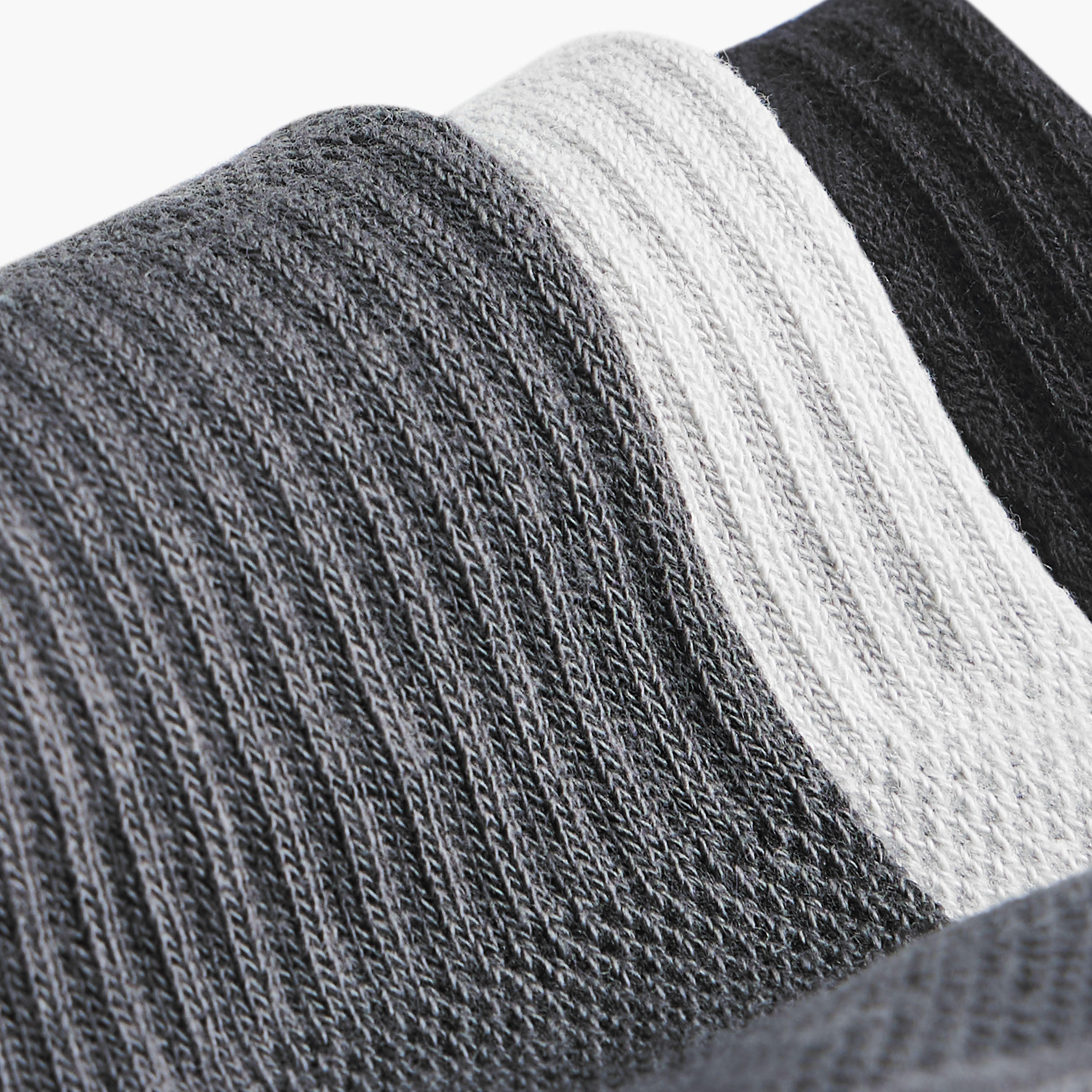 طقم جوارب 3 أزواج مضلعة بطول الكاحل-men-socks-image-4