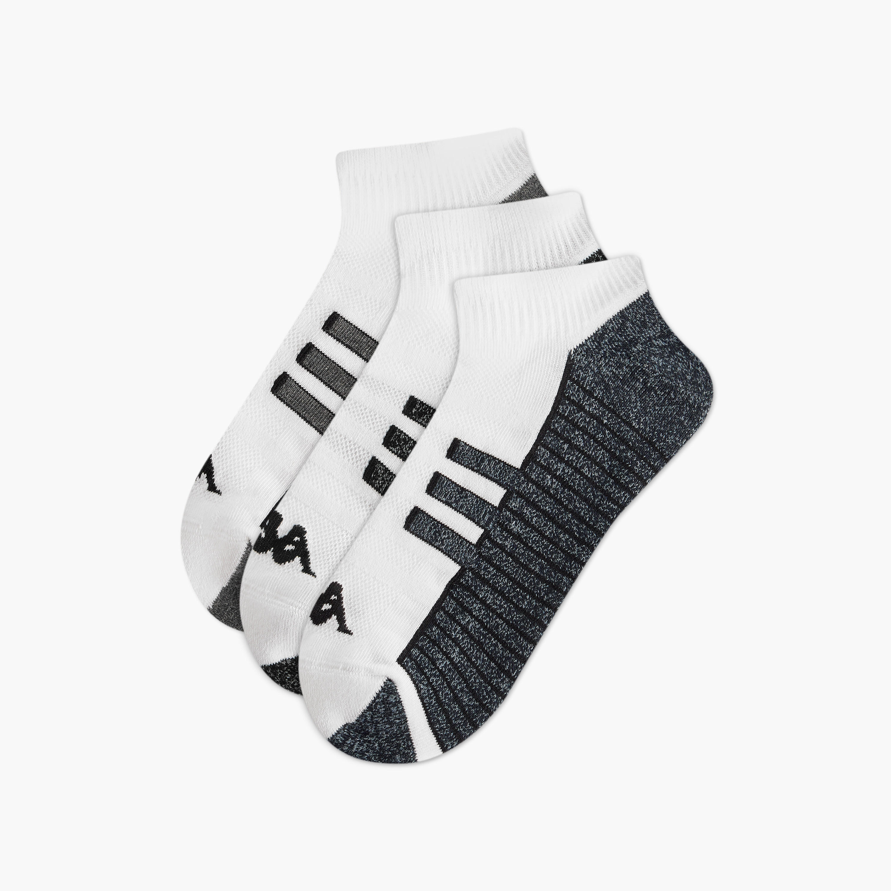 طقم جوارب 3 أزواج بطول الكاحل وطبعات-men-socks-image-1