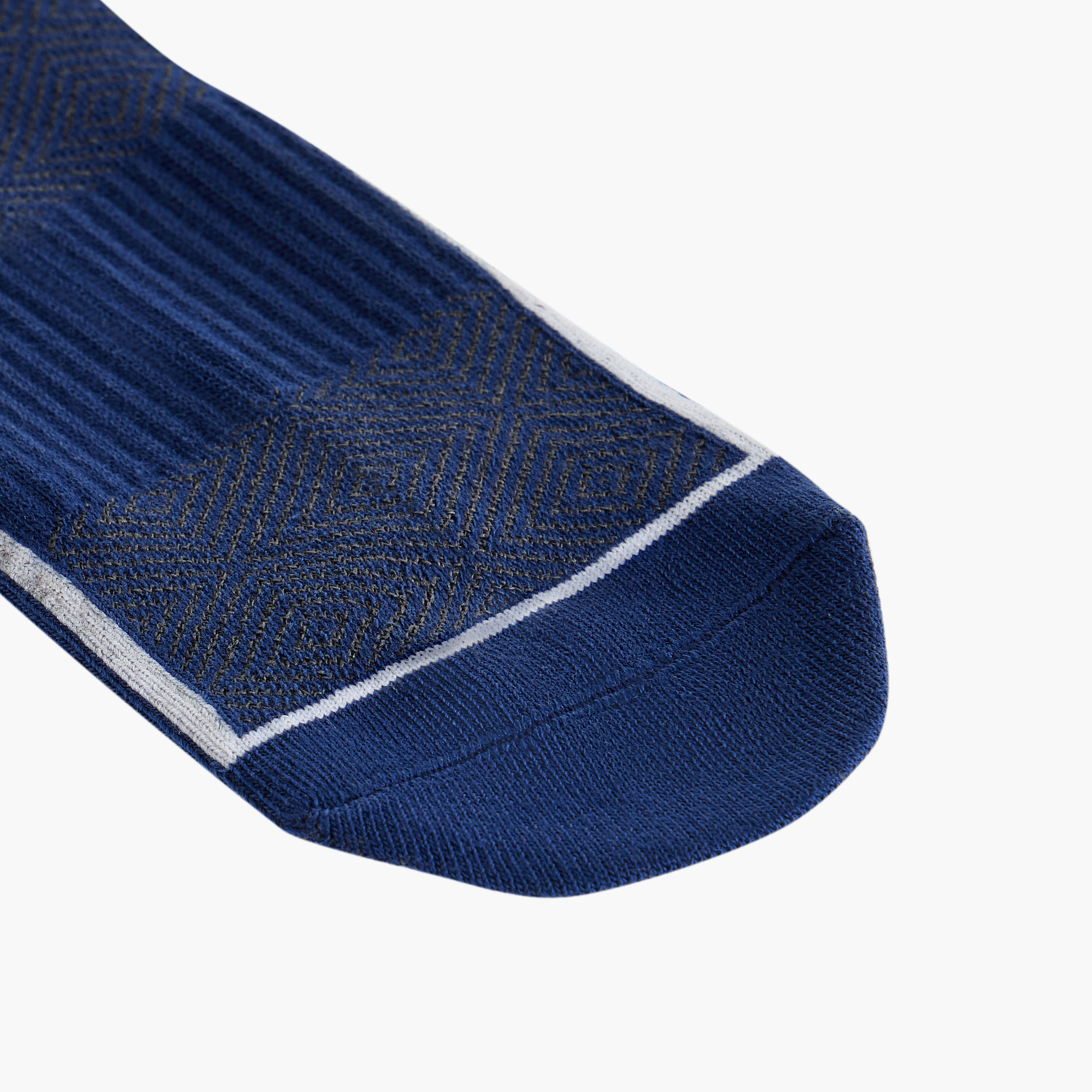 طقم جوارب دون تيري بطول الكاحل 3 أزواج بارزة الملمس-men-socks-image-3