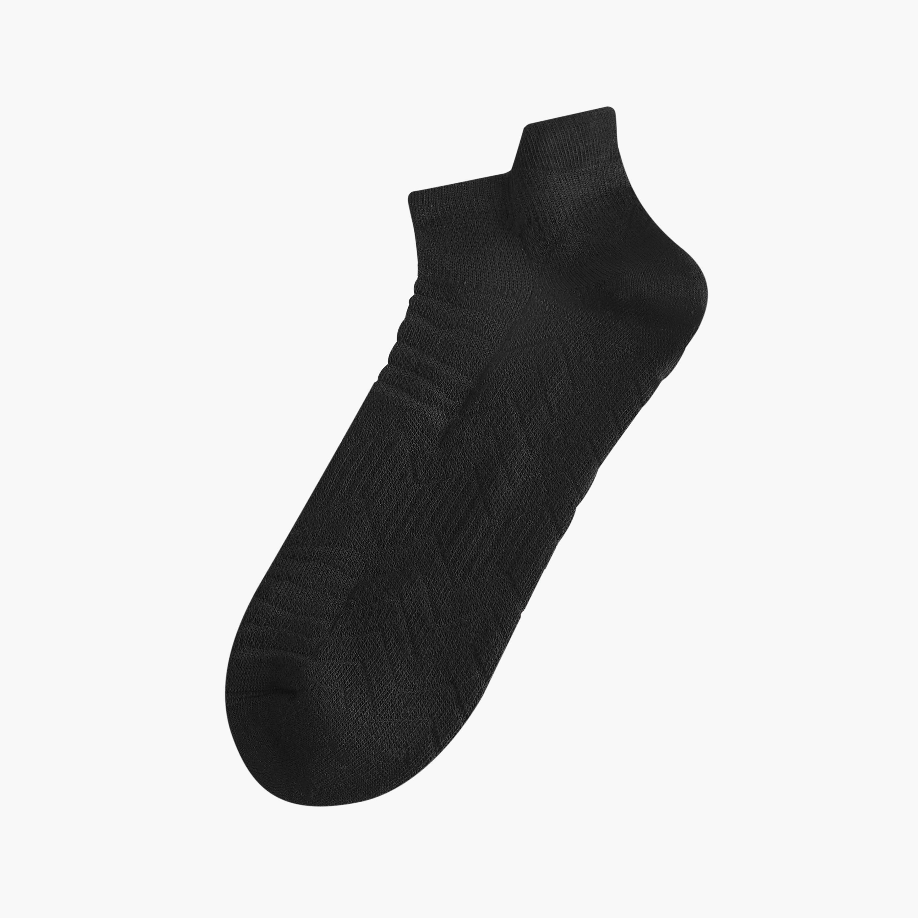 طقم جوارب 3 أزواج بارزة الملمس بطول الكاحل-men-socks-image-2