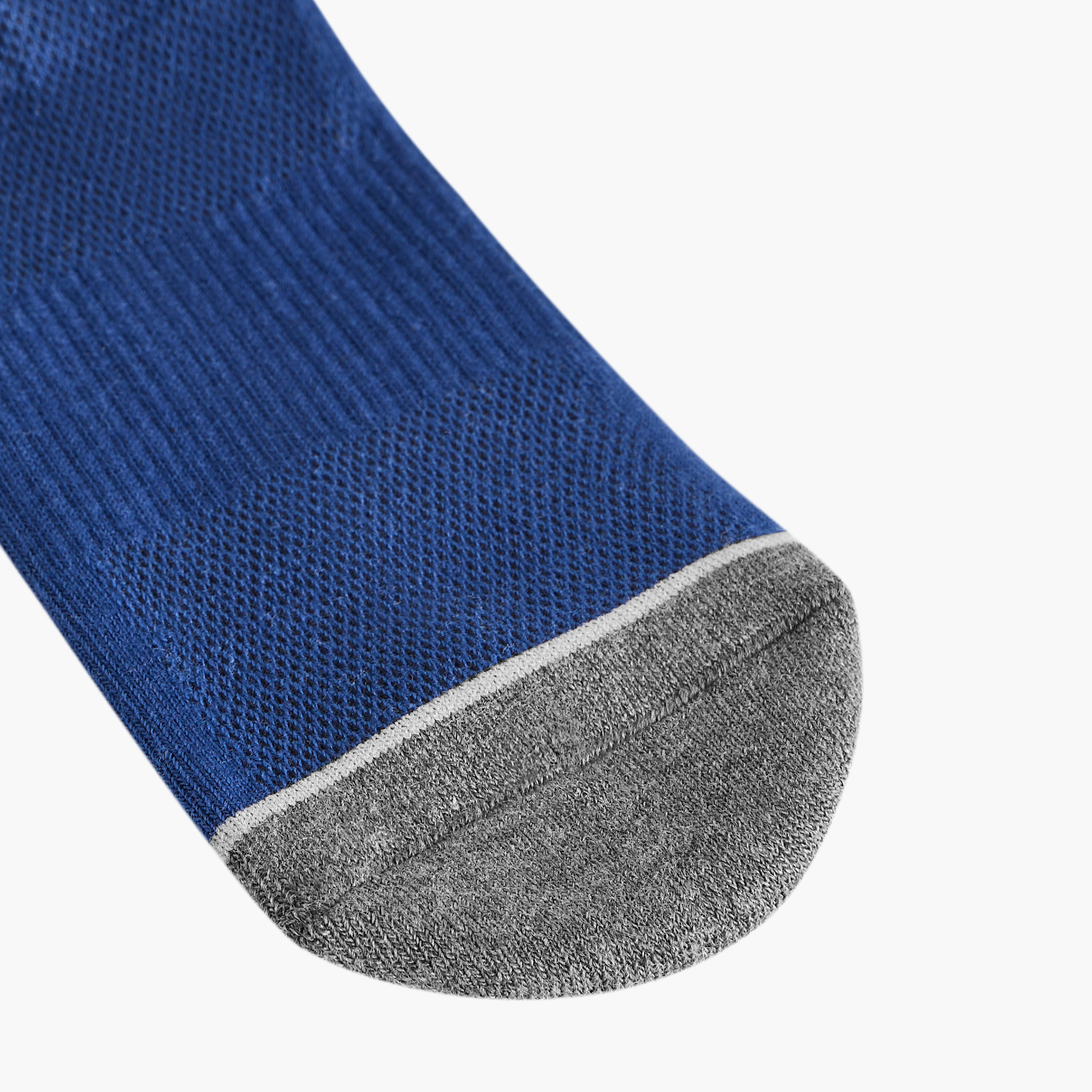 طقم جوارب نصف تيري 5 أزواج بطول الكاحل وقوالب ملونة-men-socks-image-3