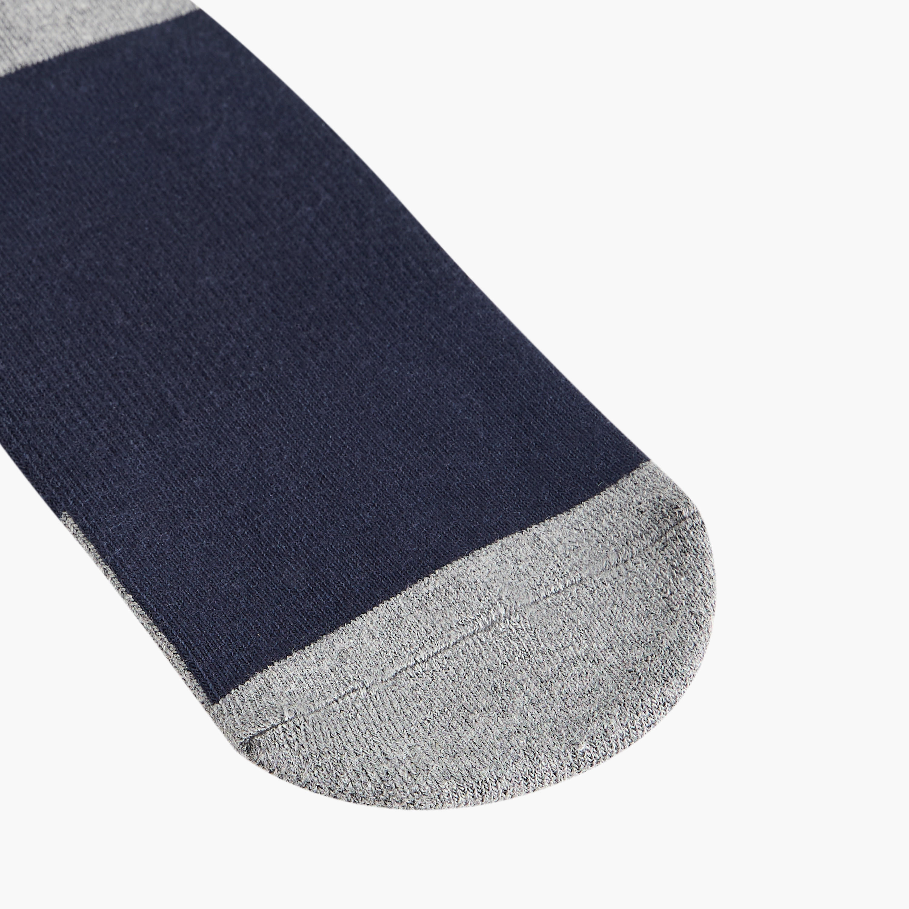 Set of 3 - Textured Crew Length Half Terry Socks-men-socks-image-5
