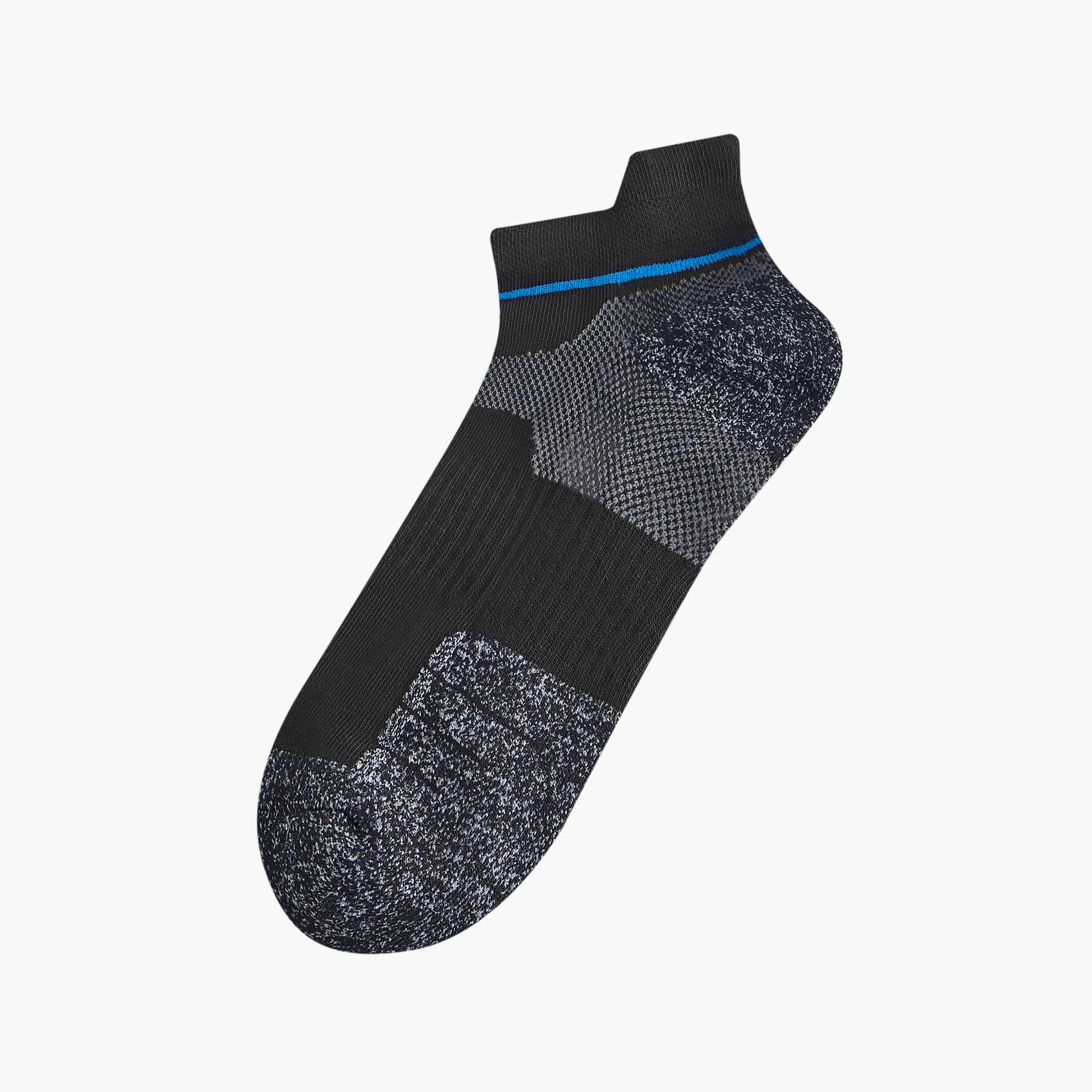 طقم جوارب نصف تيري 5 أزواج بطول الكاحل وطبعات-men-socks-image-2