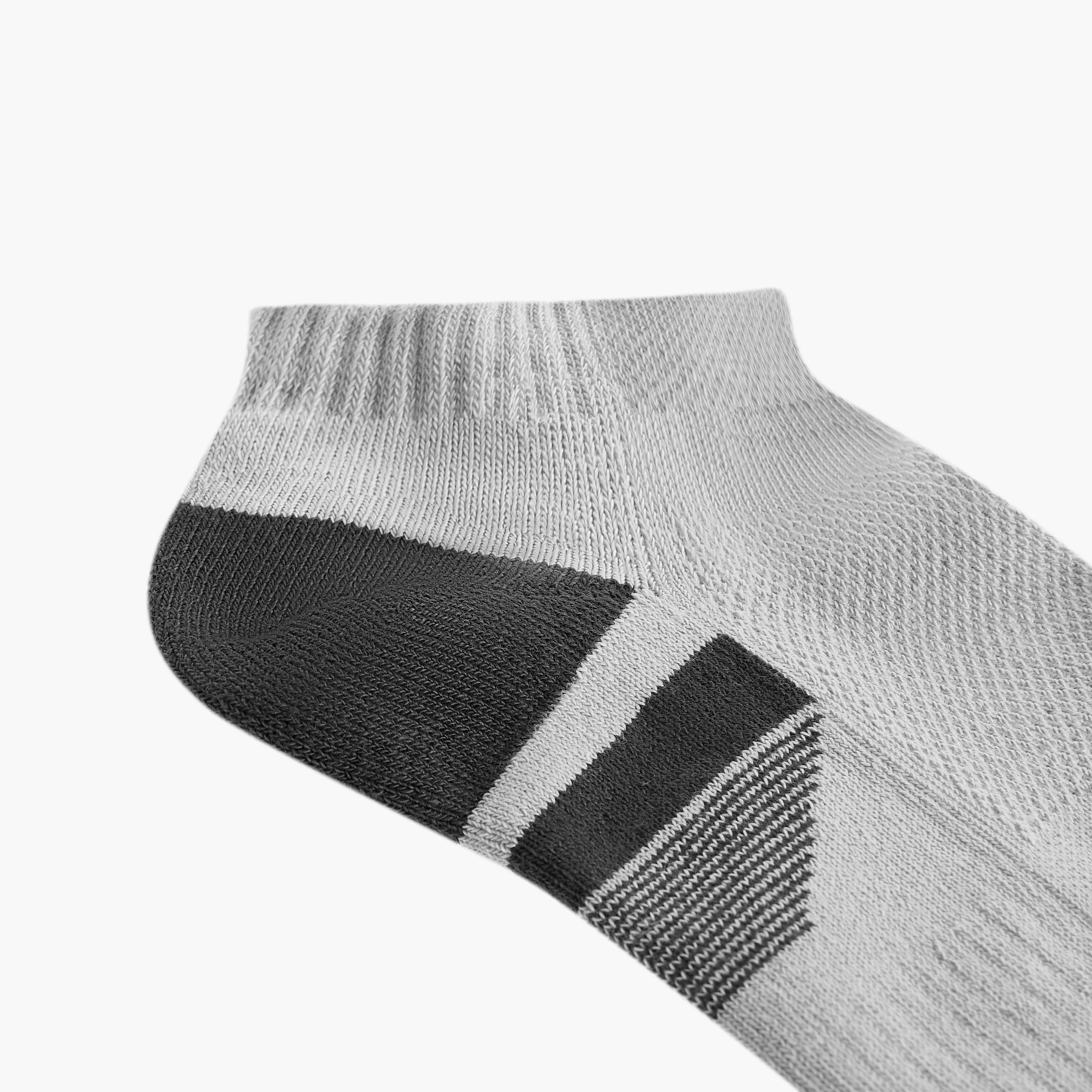 طقم جوارب 3 أزواج بارزة الملمس نصف تيري بطول الكاحل-men-socks-image-5